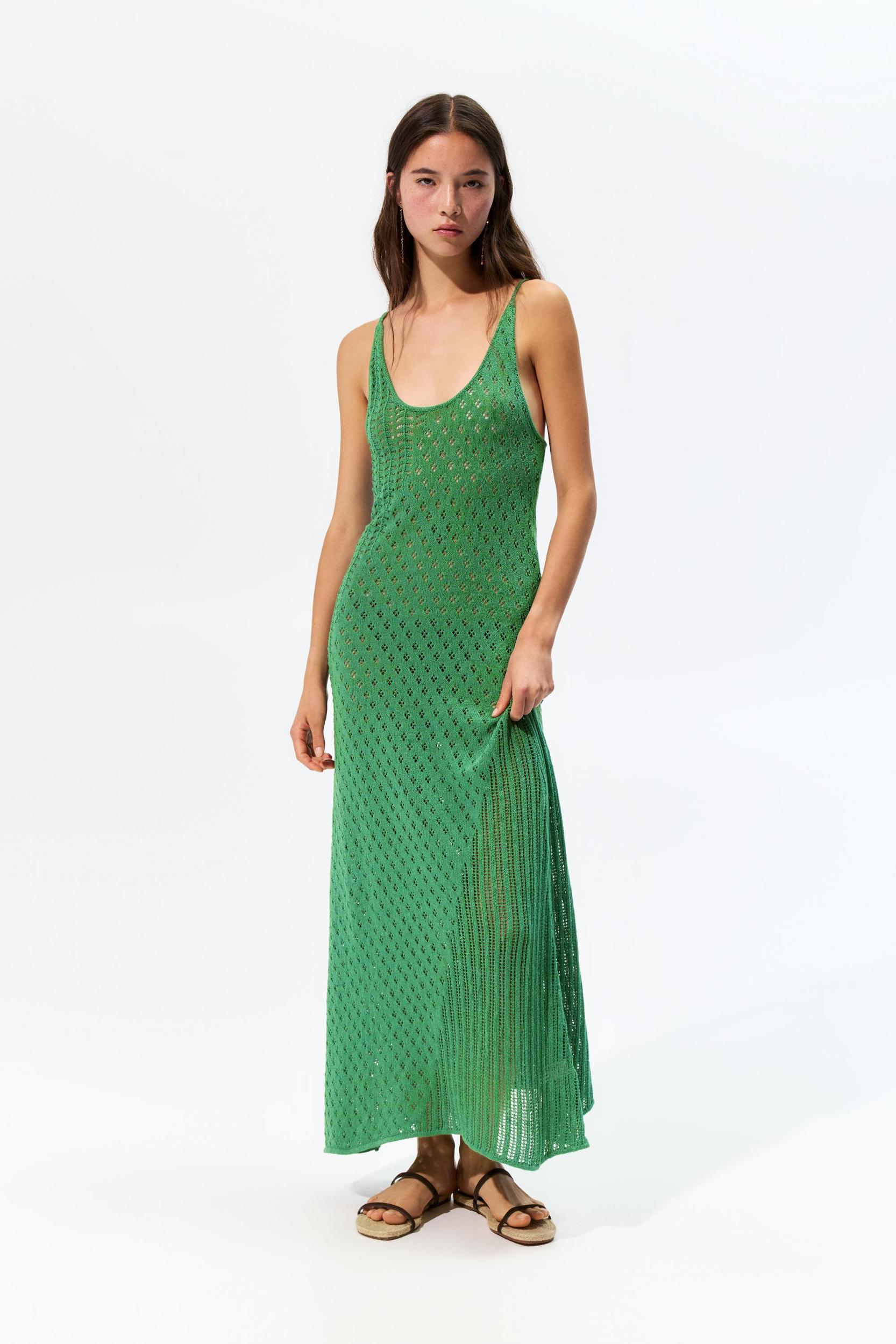 Crochet midi dress Product Image