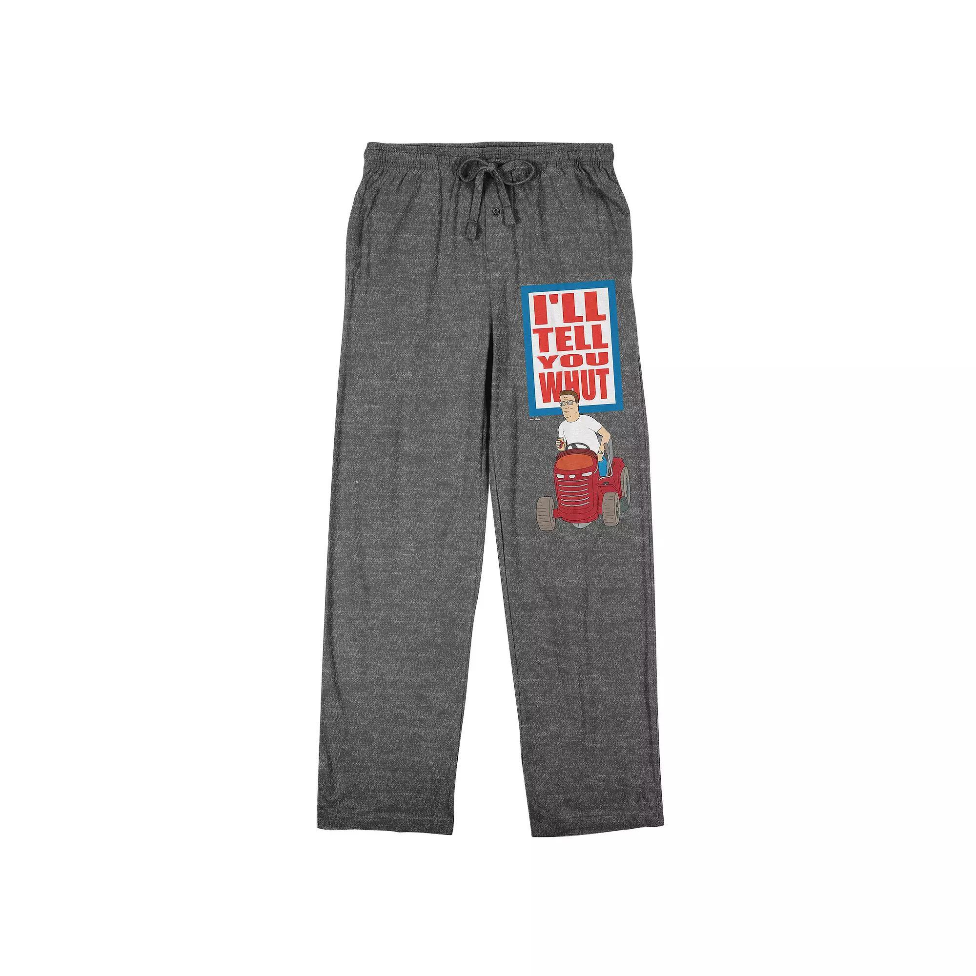 Men's King Of The Hill "I'll Tell You What" Sleep Pants, Size: Small, Gray Product Image