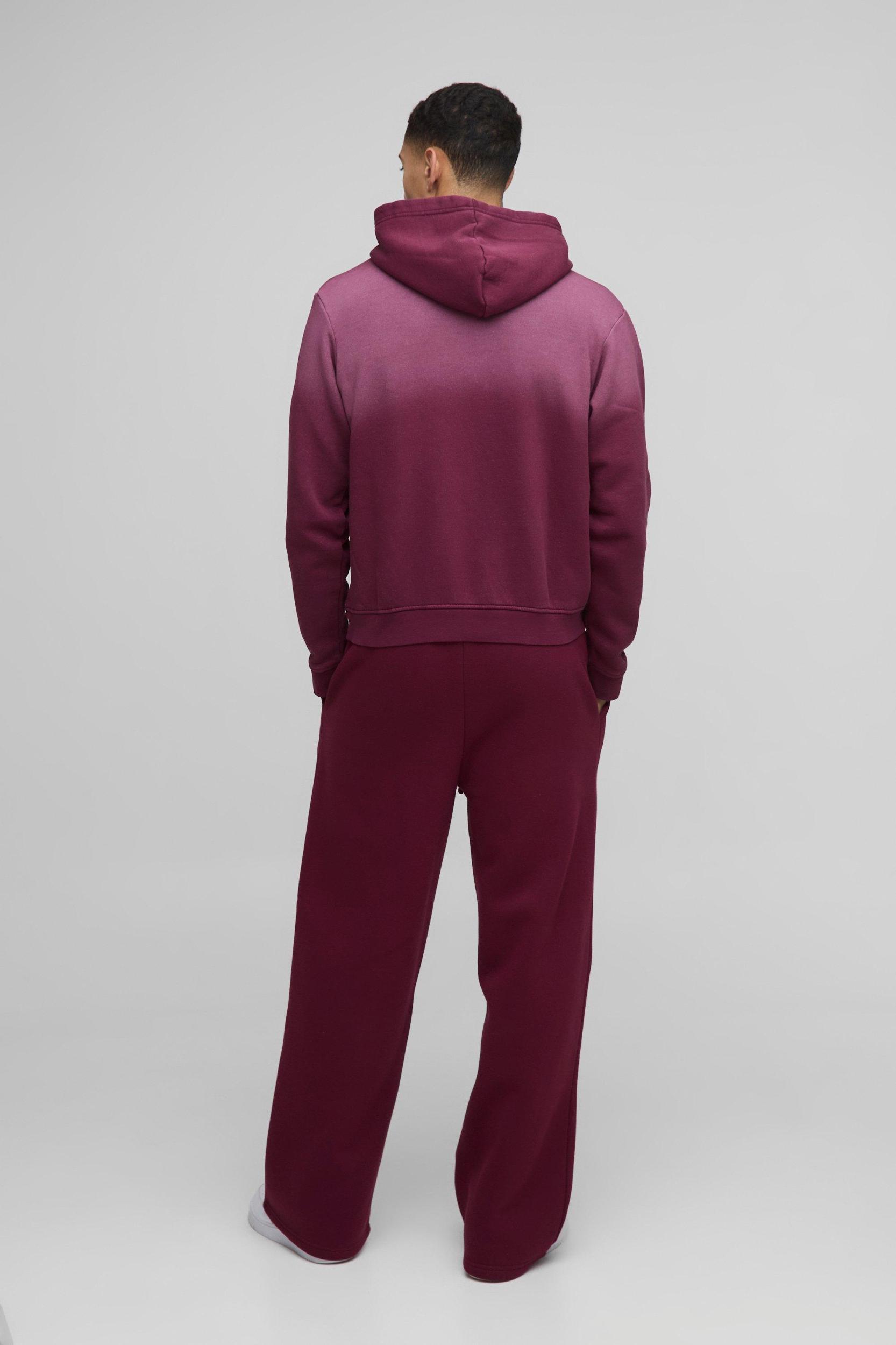 Boxy Spray Wash Graphic Hoodie | boohooMAN USA Product Image