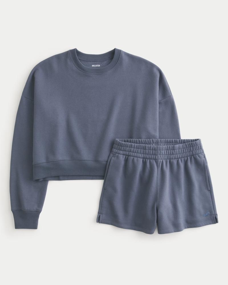 Easy Crew Sweatshirt & Fleece Shorts Bundle Product Image