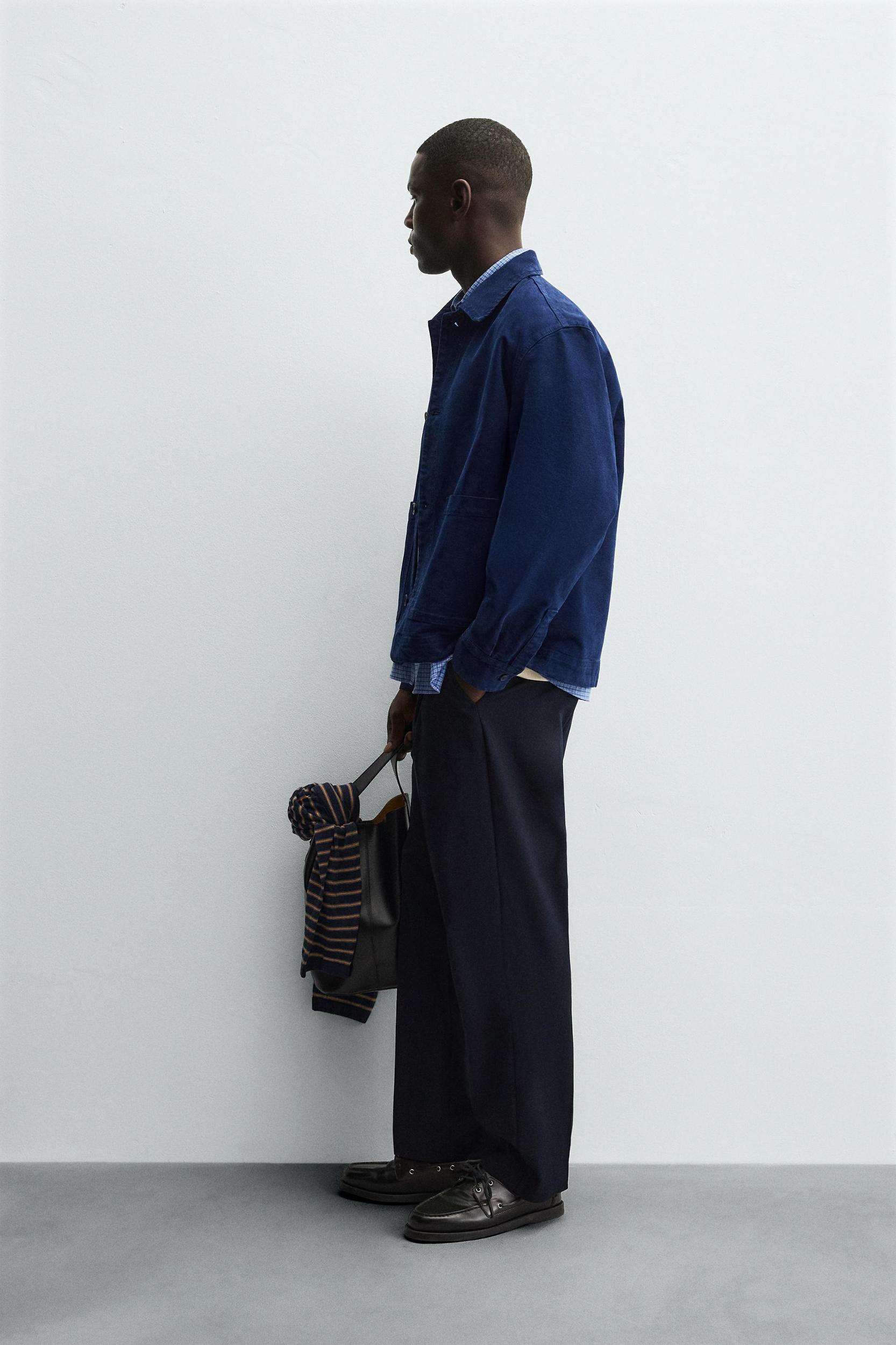 TEXTURED POCKET OVERSHIRT Product Image