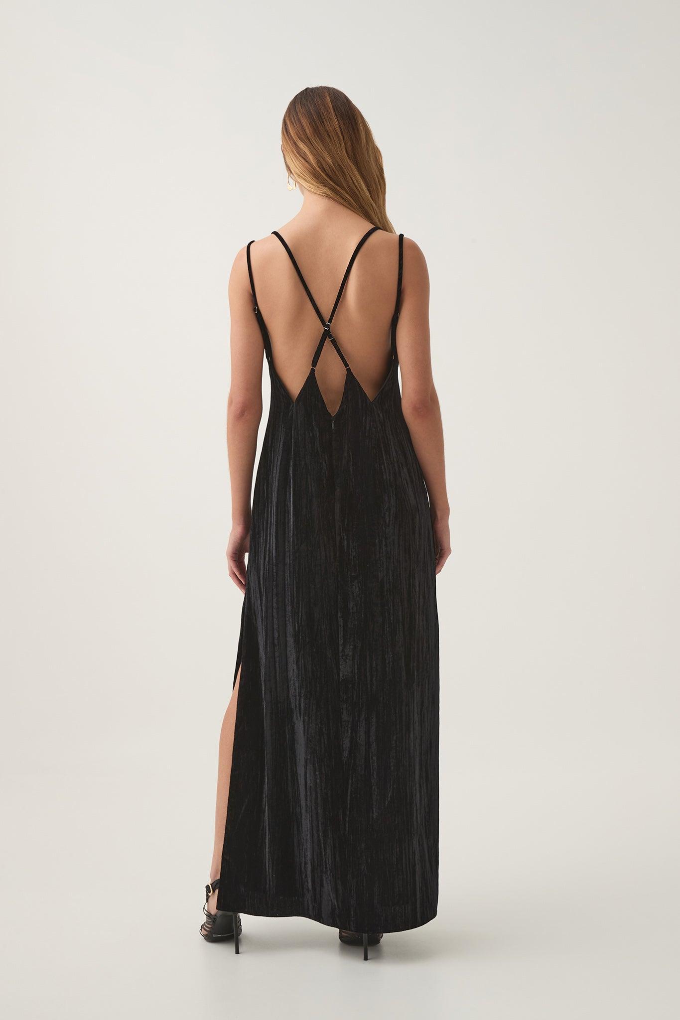 Moonbow Velvet Maxi Dress Product Image