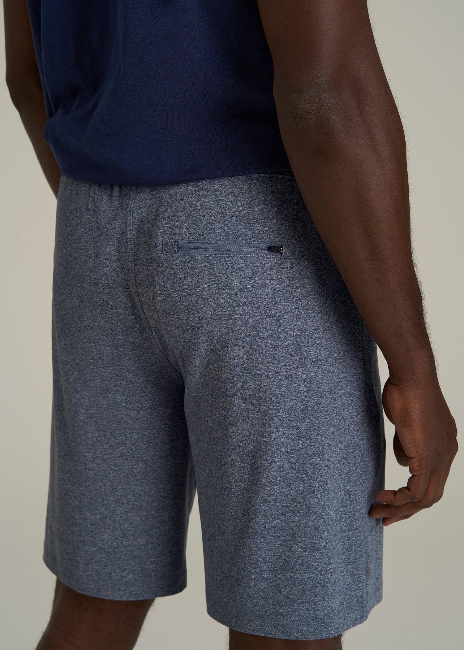 Weekender Stretch Lounge Shorts for Tall Men in Navy Mix Male Product Image