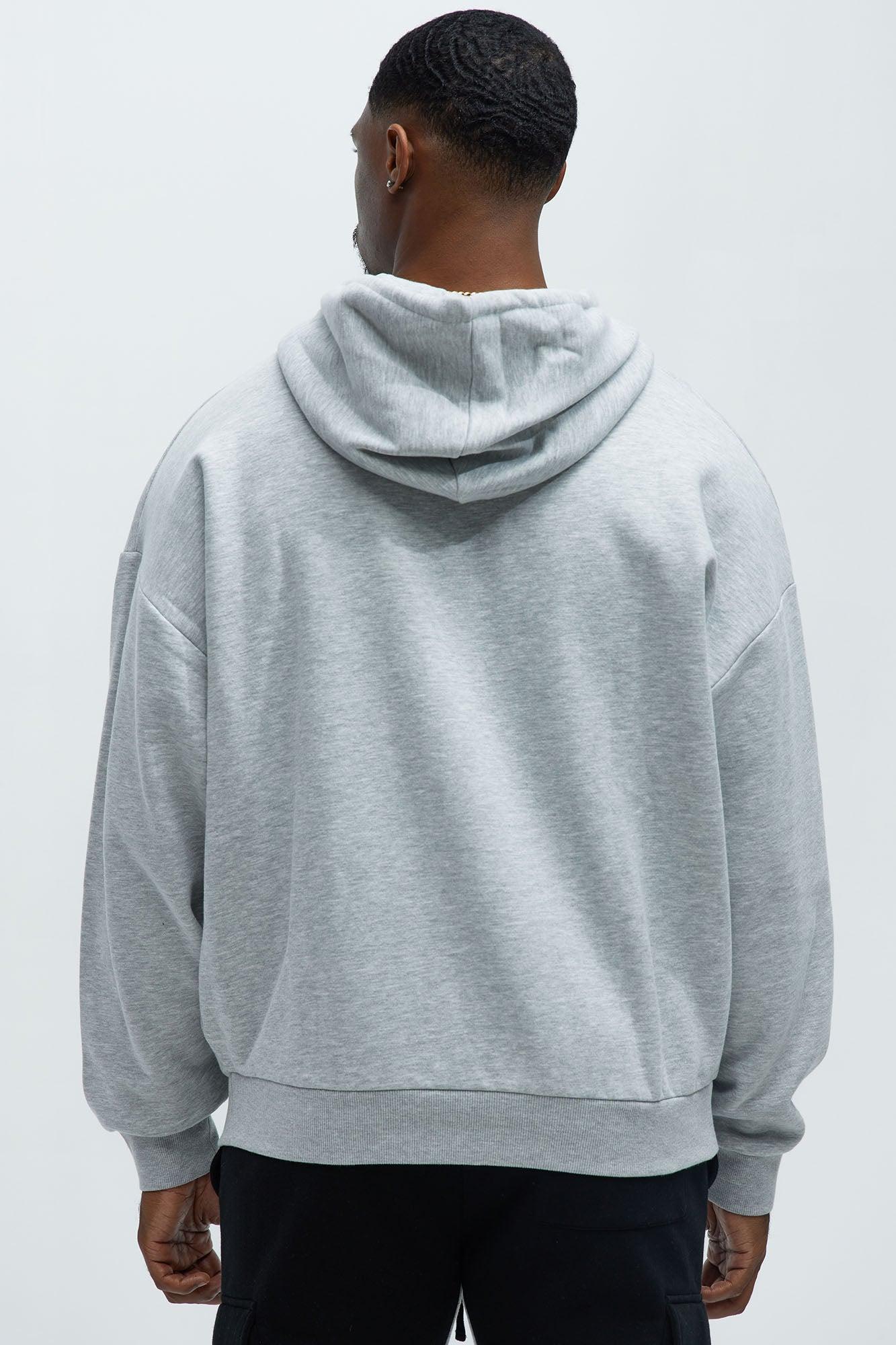 Tyson Flight Oversized Hoodie - Grey/combo Product Image