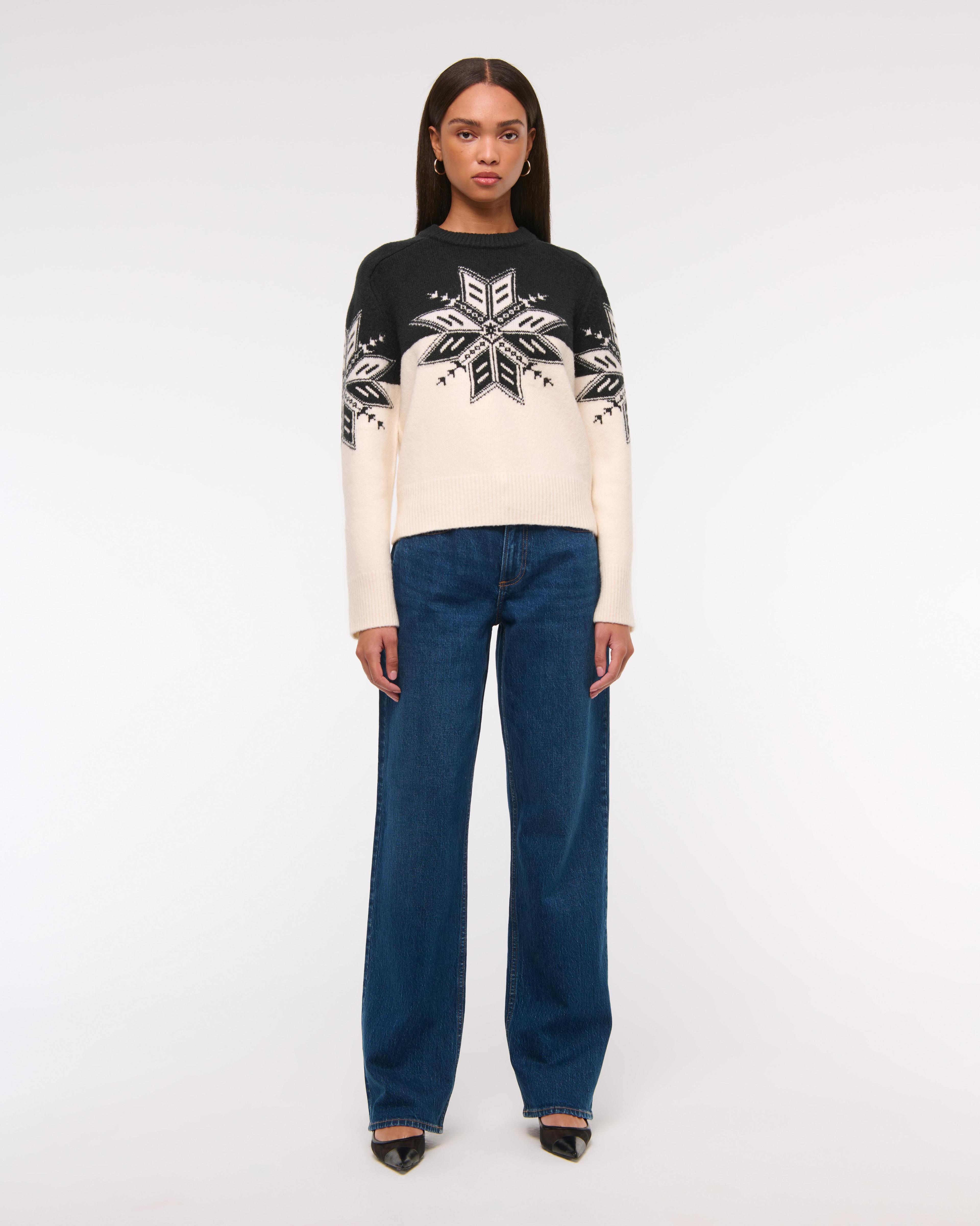 The A&F Madeline NYC Crew Sweater Product Image