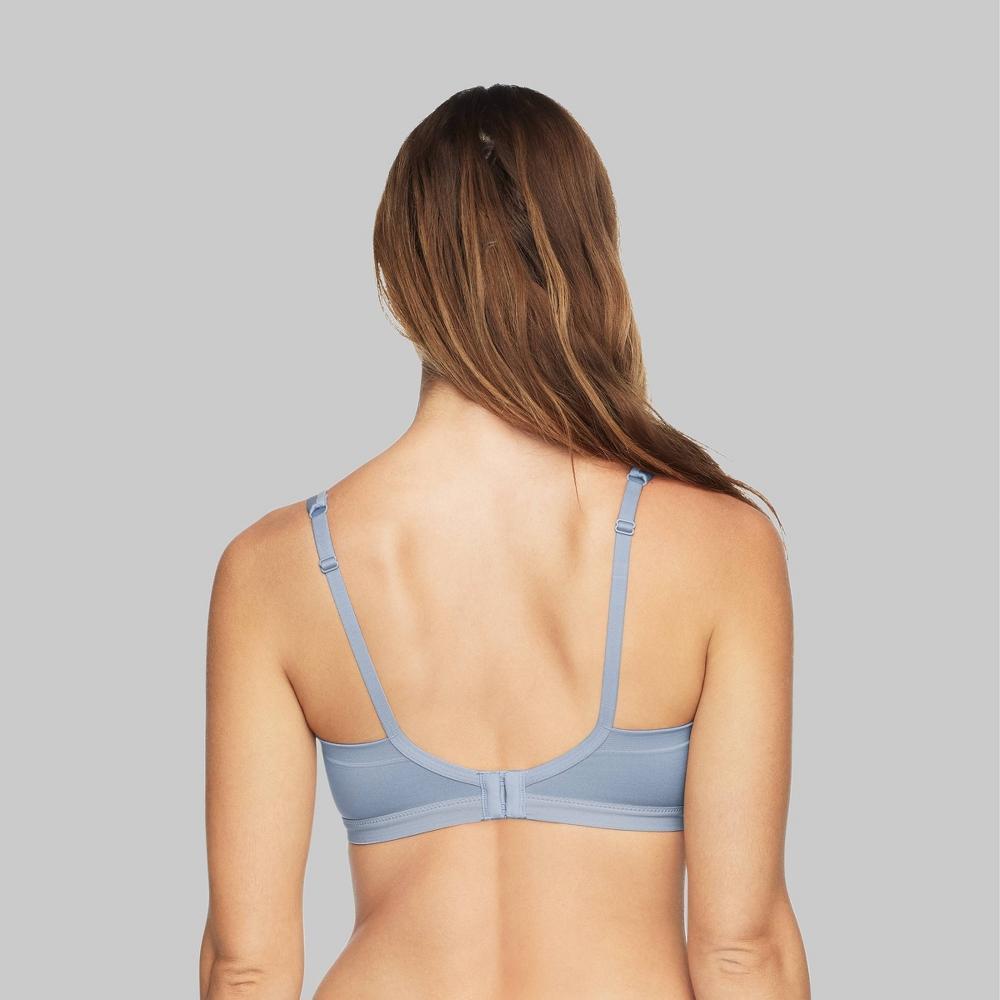 Simply Perfect by Warners Womens Underarm Smoothing Seamless Wireless Bra - Blue Tempest Product Image