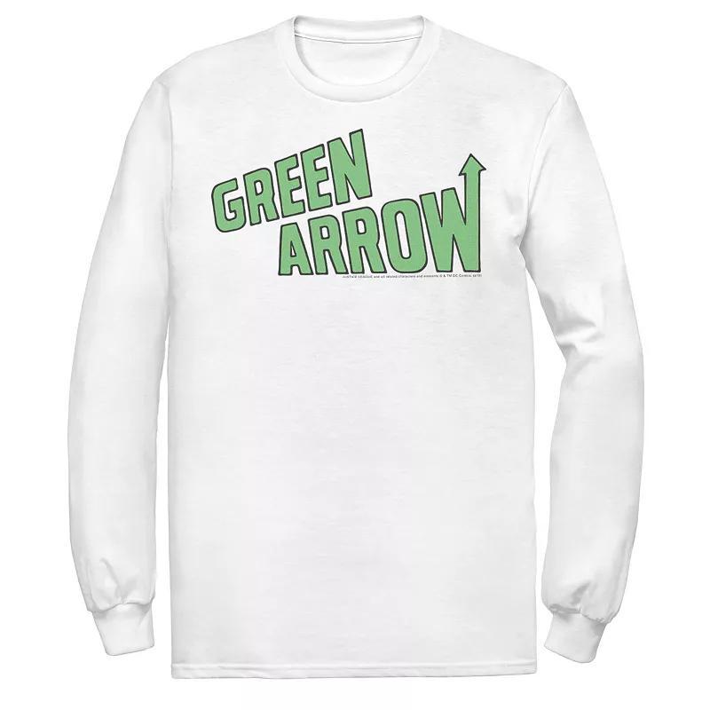 Men's DC Comics The Green Arrow Text Poster Tee,  Product Image