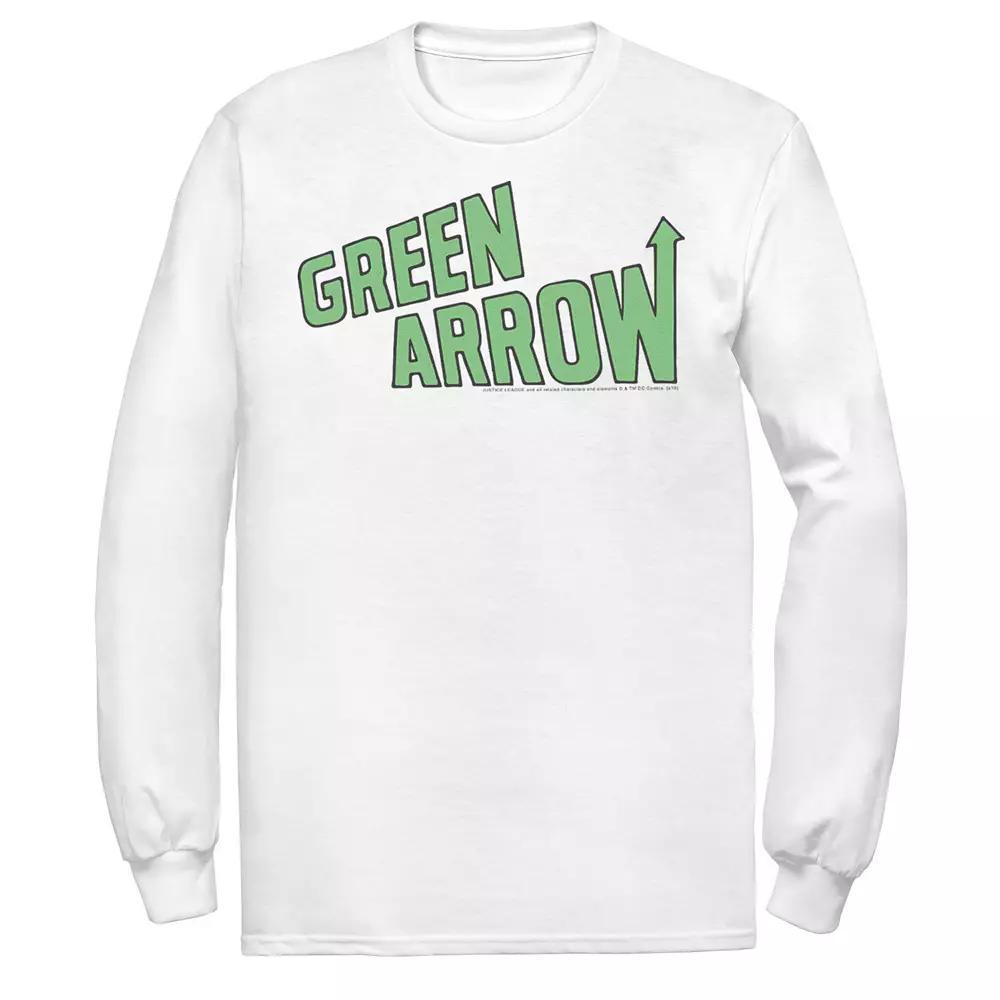 Men's DC Comics The Green Arrow Text Poster Tee,  Product Image