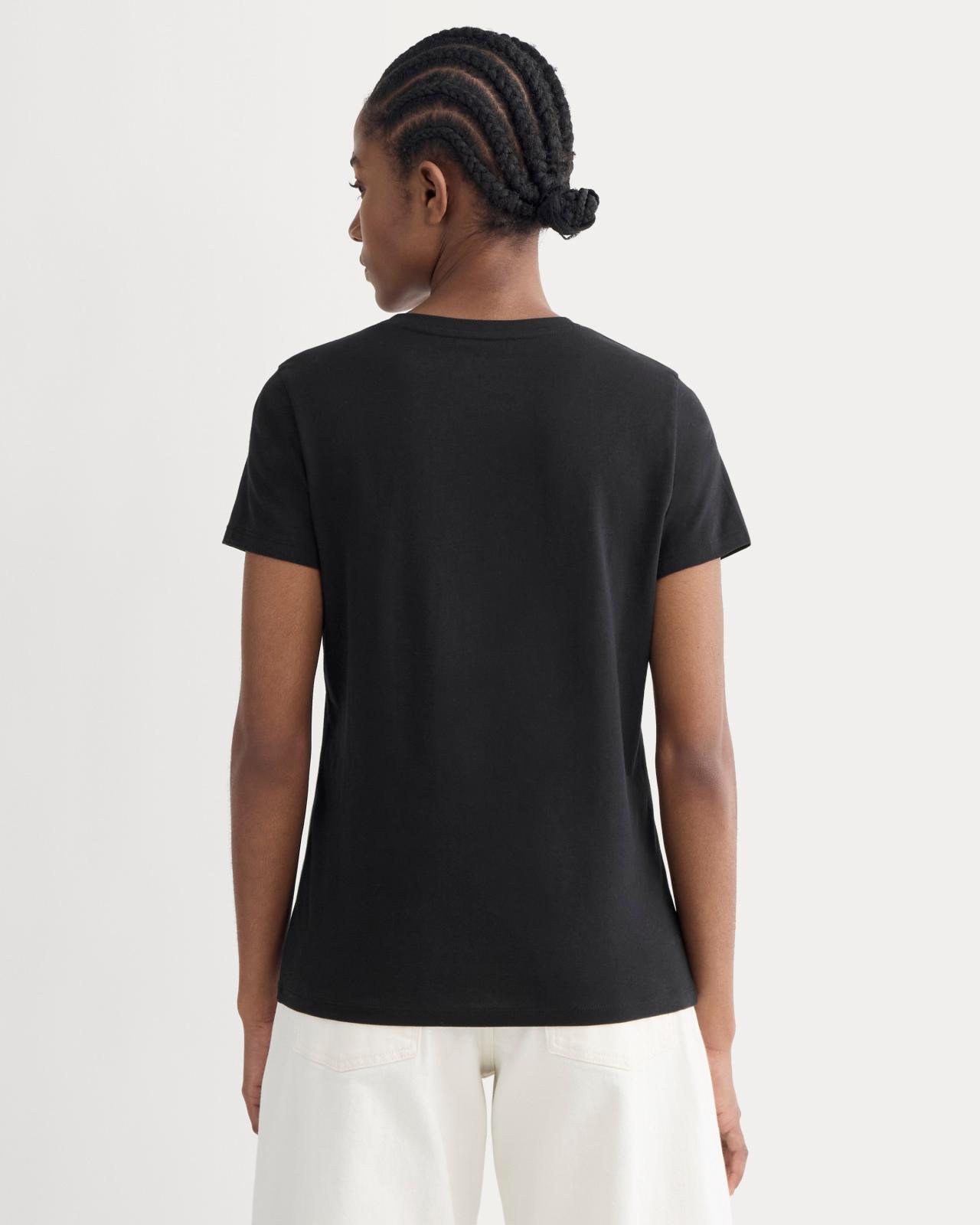 Womens Slim V-Neck T-Shirt in Essential Cotton by Everlane Product Image
