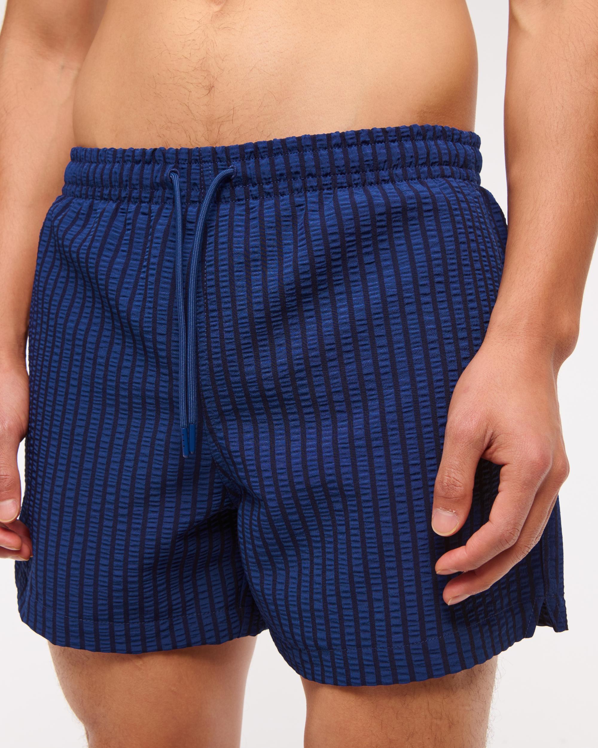 Pull-On Micro-Seersucker Swim Trunk Product Image