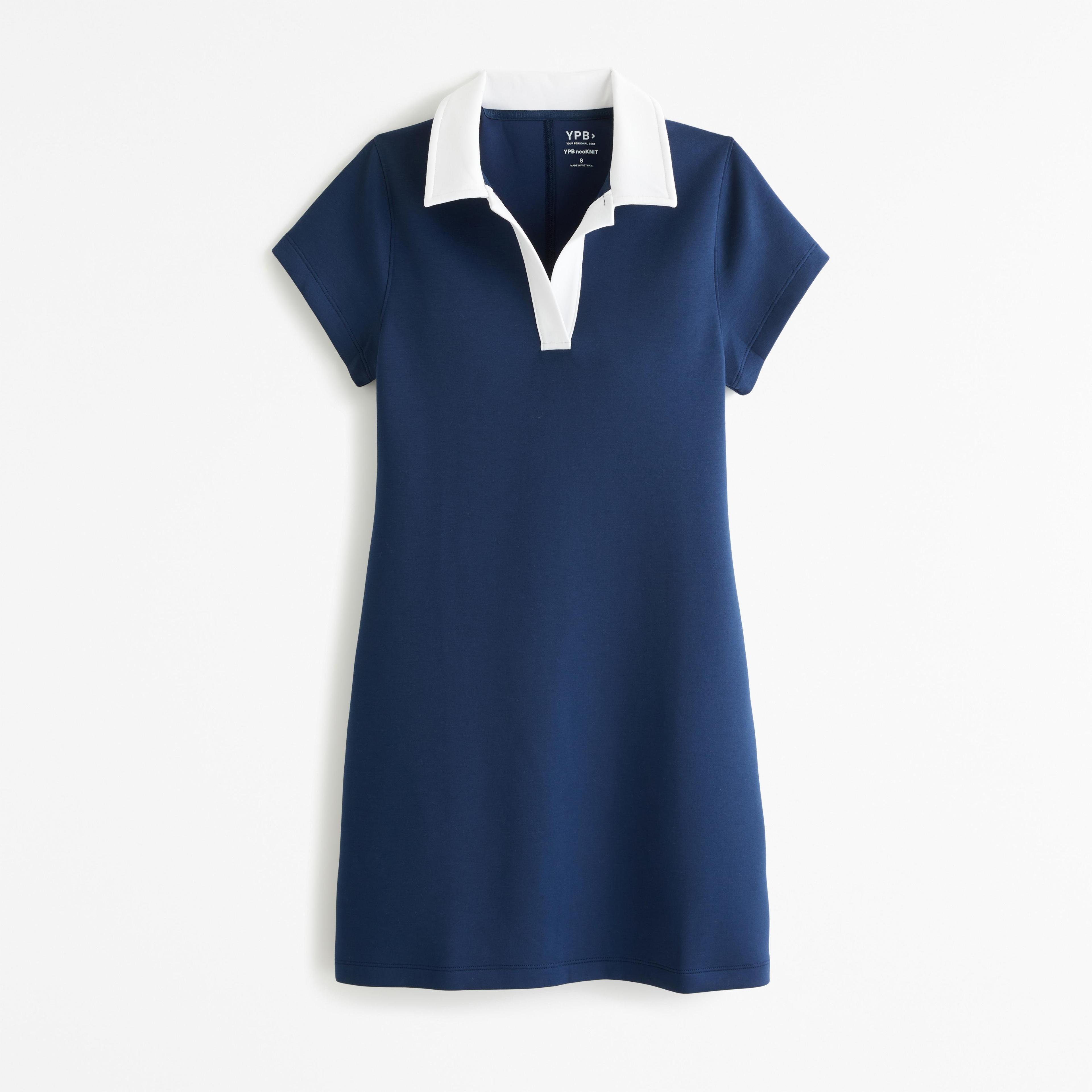 YPB neoKNIT Unlined Polo Mini Dress Product Image