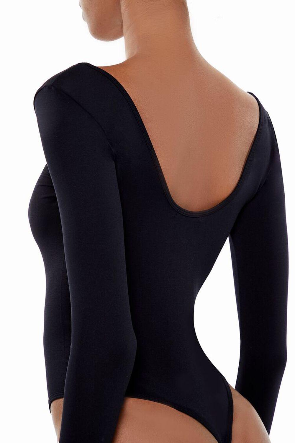 Seamless Thong V-Neck Bodysuit | Forever 21 Product Image