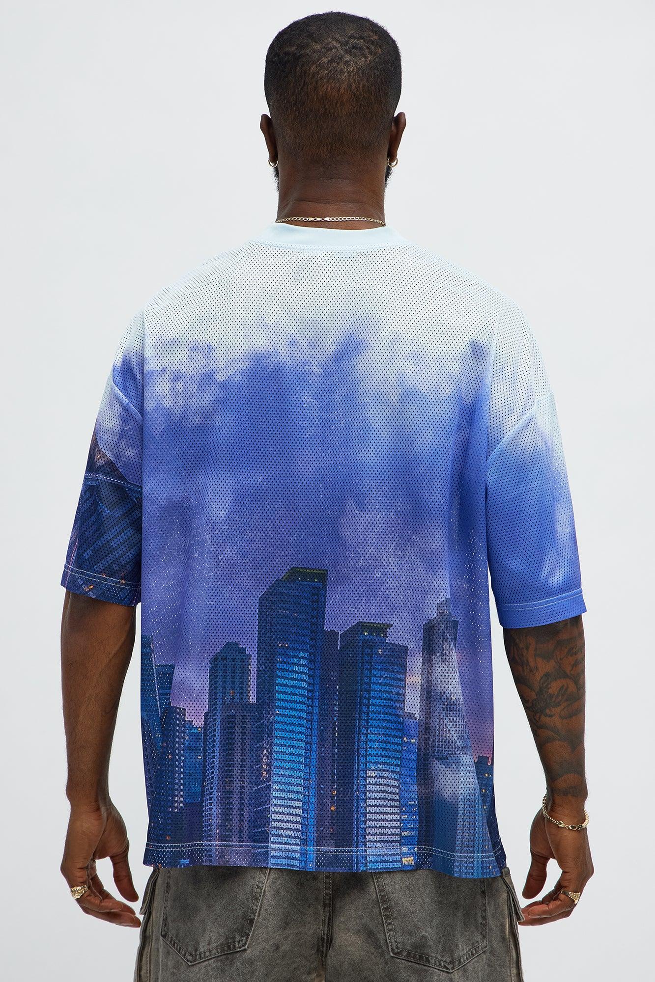 Regular Fit Chicago Tshirt - Blue/combo Male Product Image