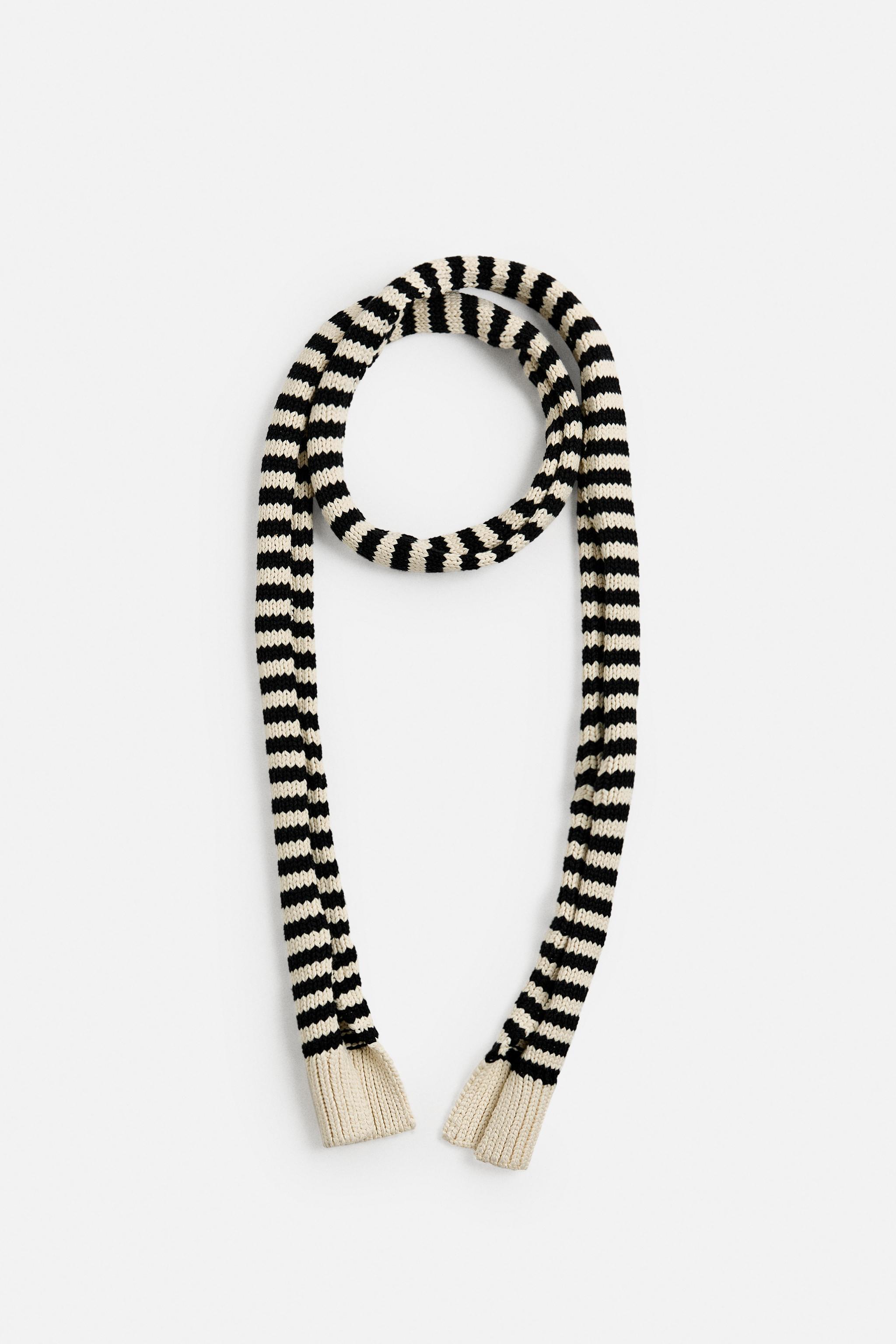 LIMITED EDITION STRIPED KNIT SCARF Product Image