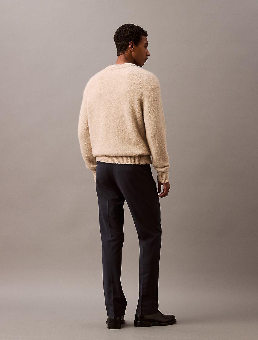 Refined Wool Blend Slim Trouser Product Image