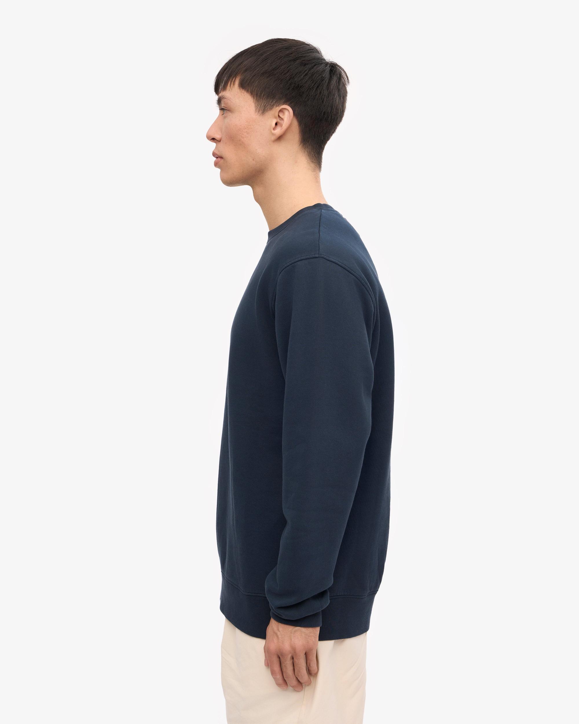 Classic Organic Crew - Navy Blue Product Image