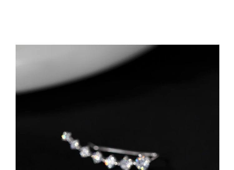 Rhinestone Crawler Earring Product Image