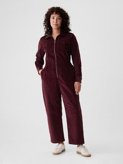 Corduroy Utility Jumpsuit Product Image