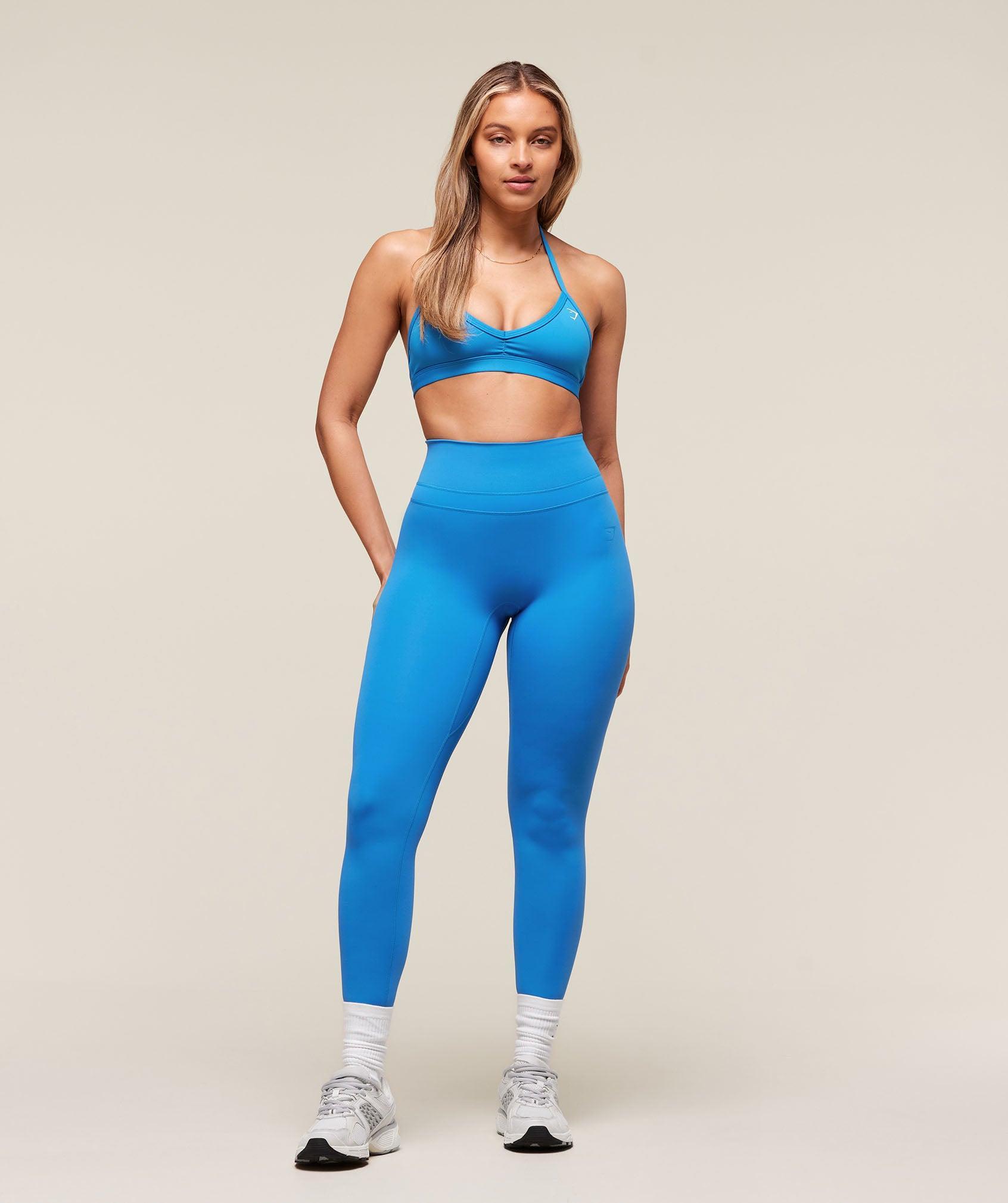 Minimal Halterneck Sports Bra Product Image