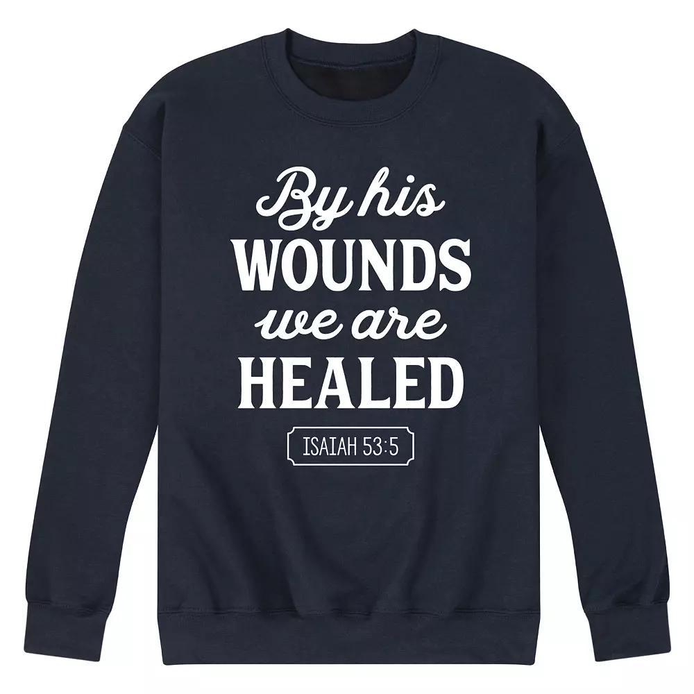 Men's By His Wounds Isaiah Fleece Sweatshirt,  Product Image