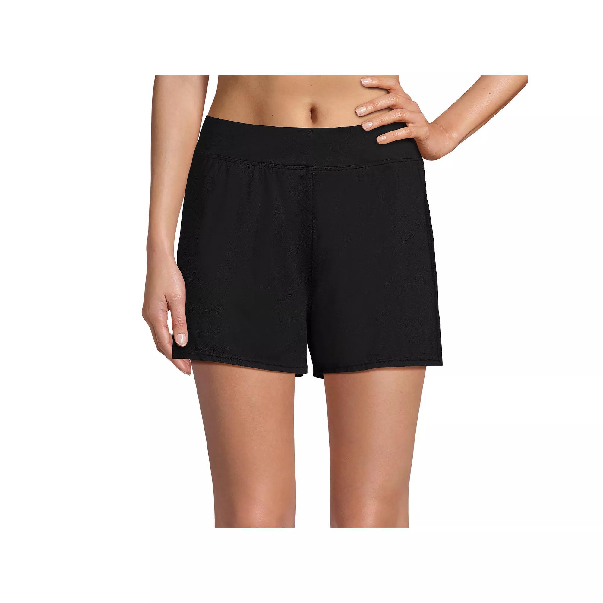 Women's Lands' End 3" Chlorine Resistant Smoothing Control Swim Shorts,  Product Image
