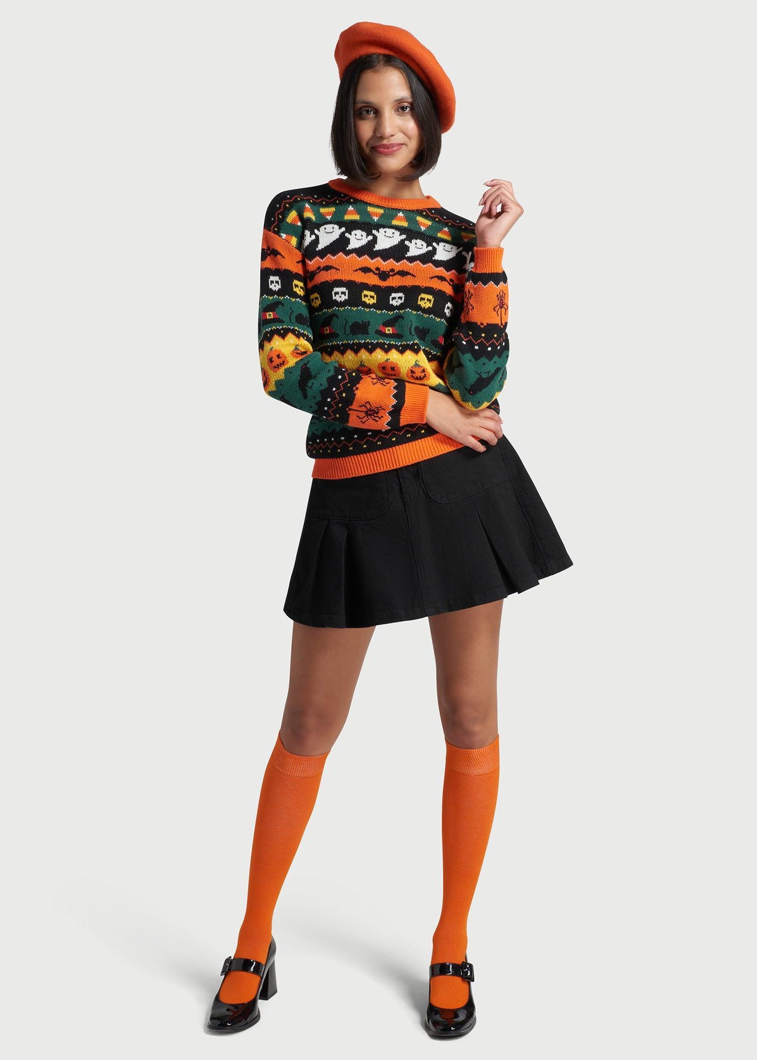 Fright Night Delight Fair Isle Sweater Product Image