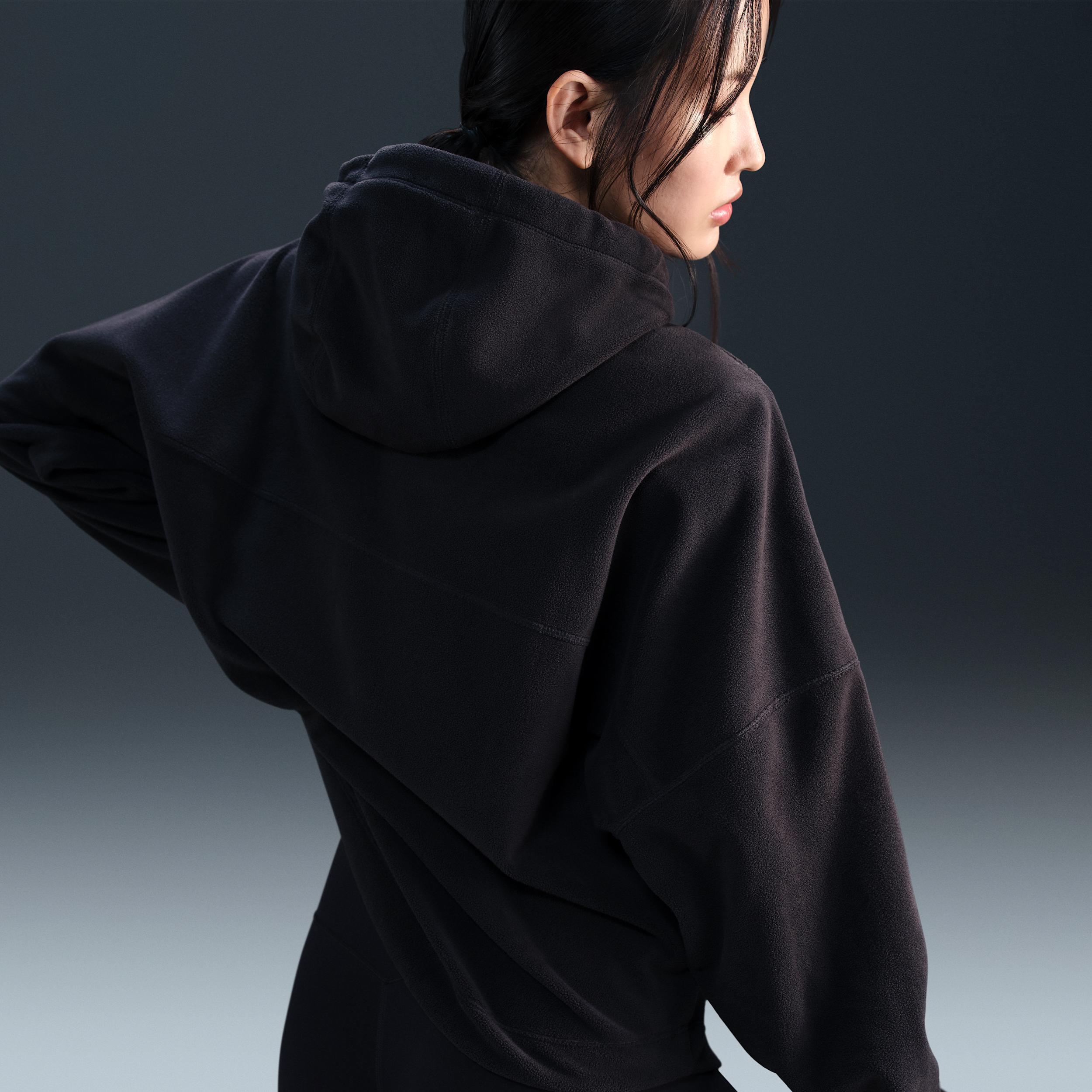 Nike One Women's Oversized Therma-FIT Pullover Fleece Hoodie Product Image