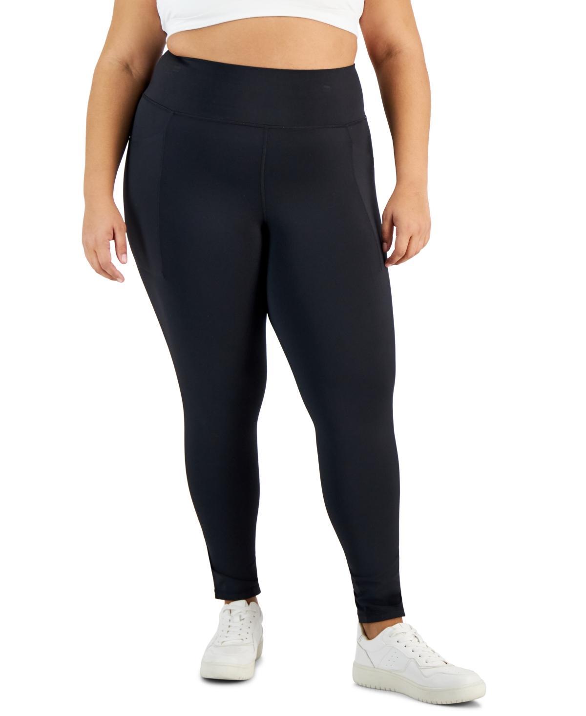 Id Ideology Womens Soft Side-Pocket Full-Length Leggings, Created for Macys Product Image