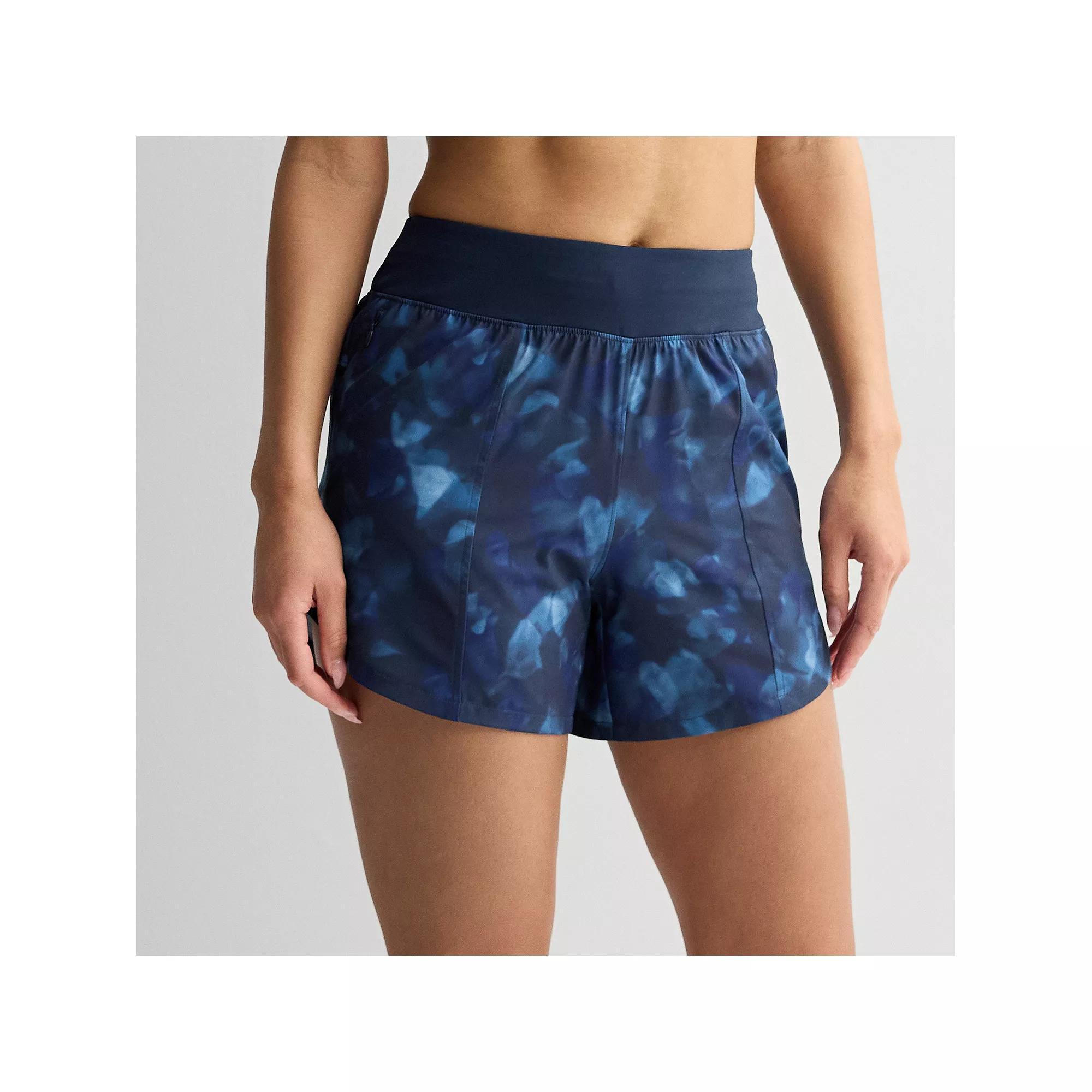 Women's Tek Gear® Multi-Purpose Shorts, Size: XXL, Blue Flittering Product Image
