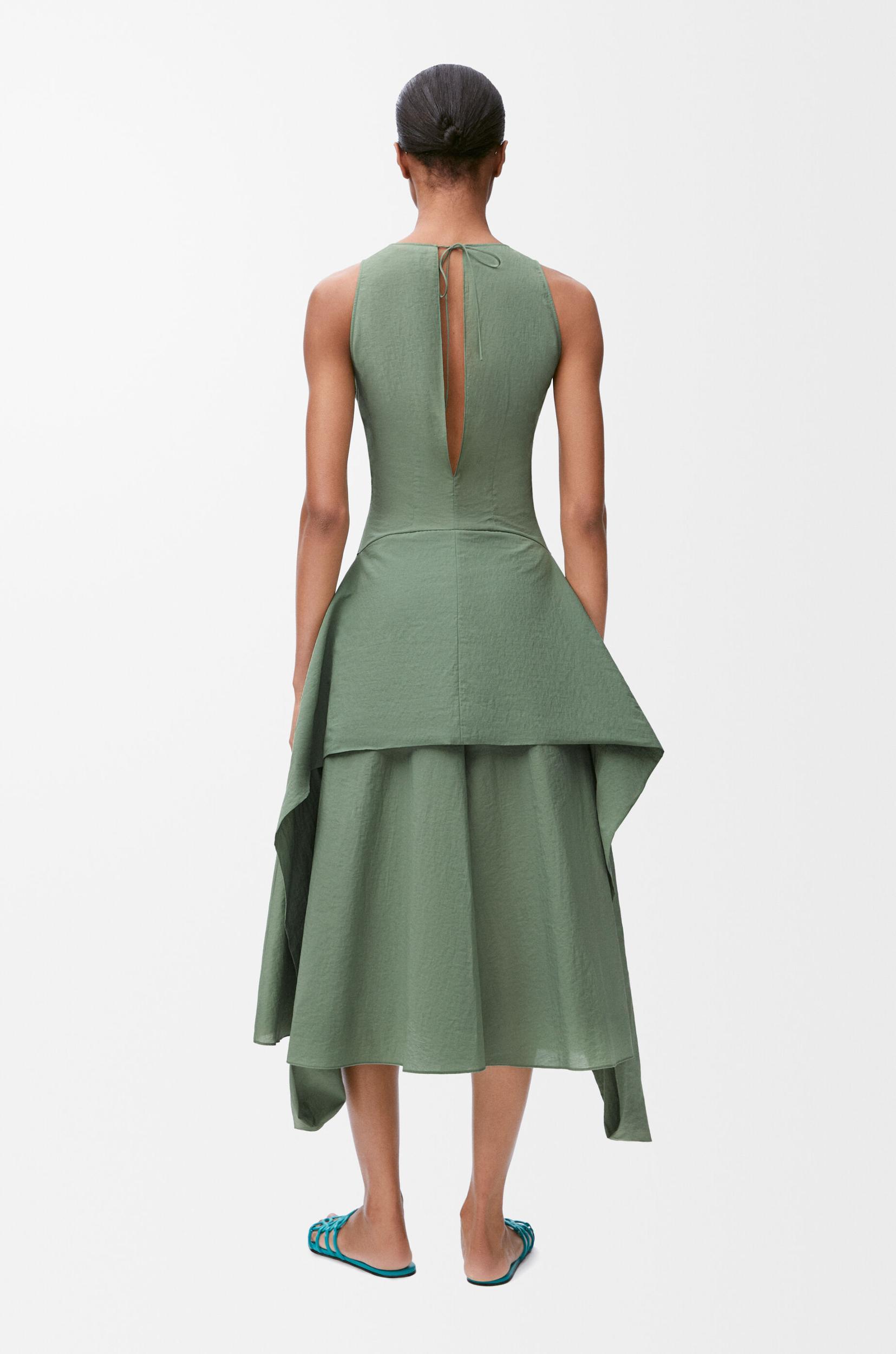 Wrap dress in cotton blend Product Image