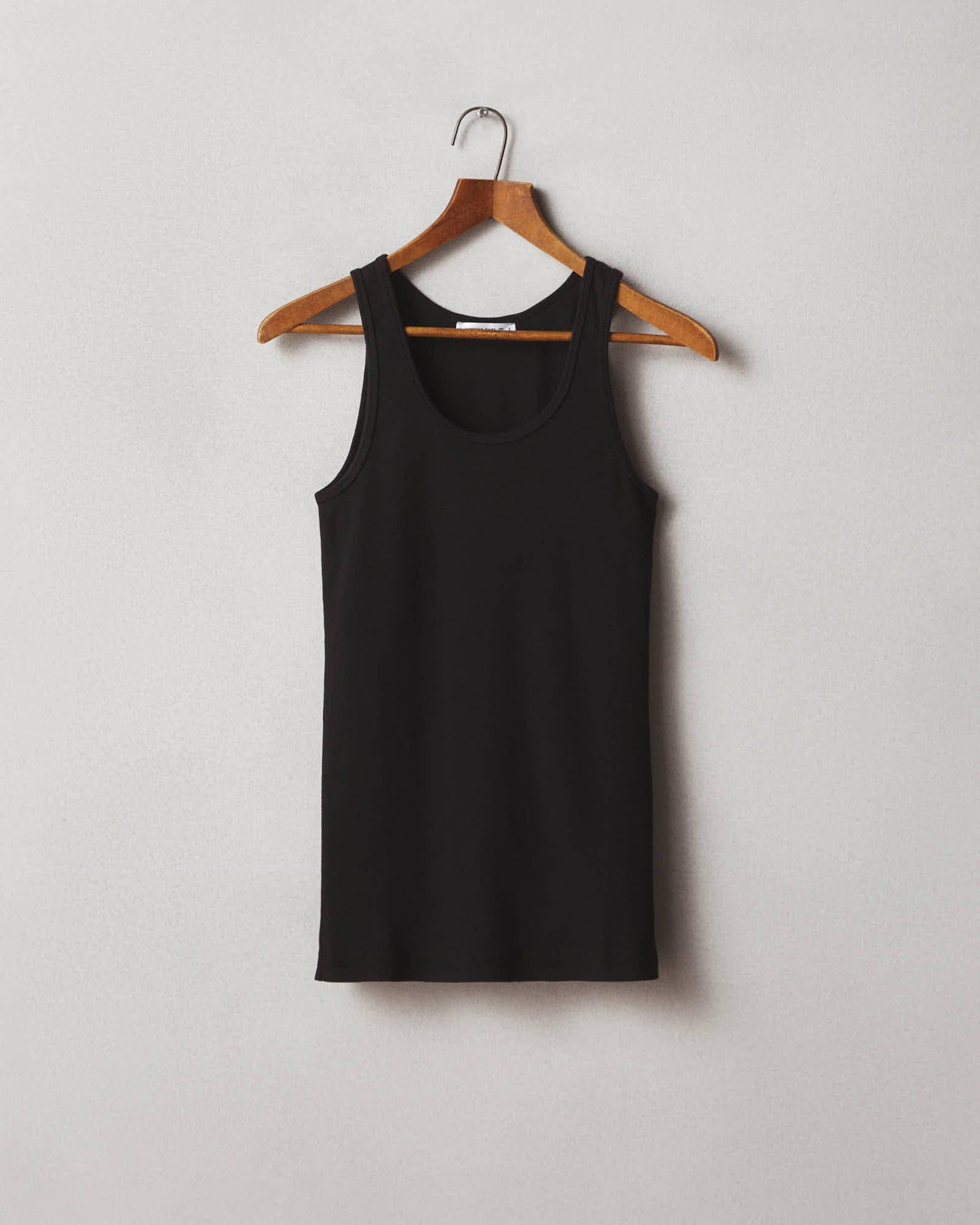 Rib Tank - Black Product Image