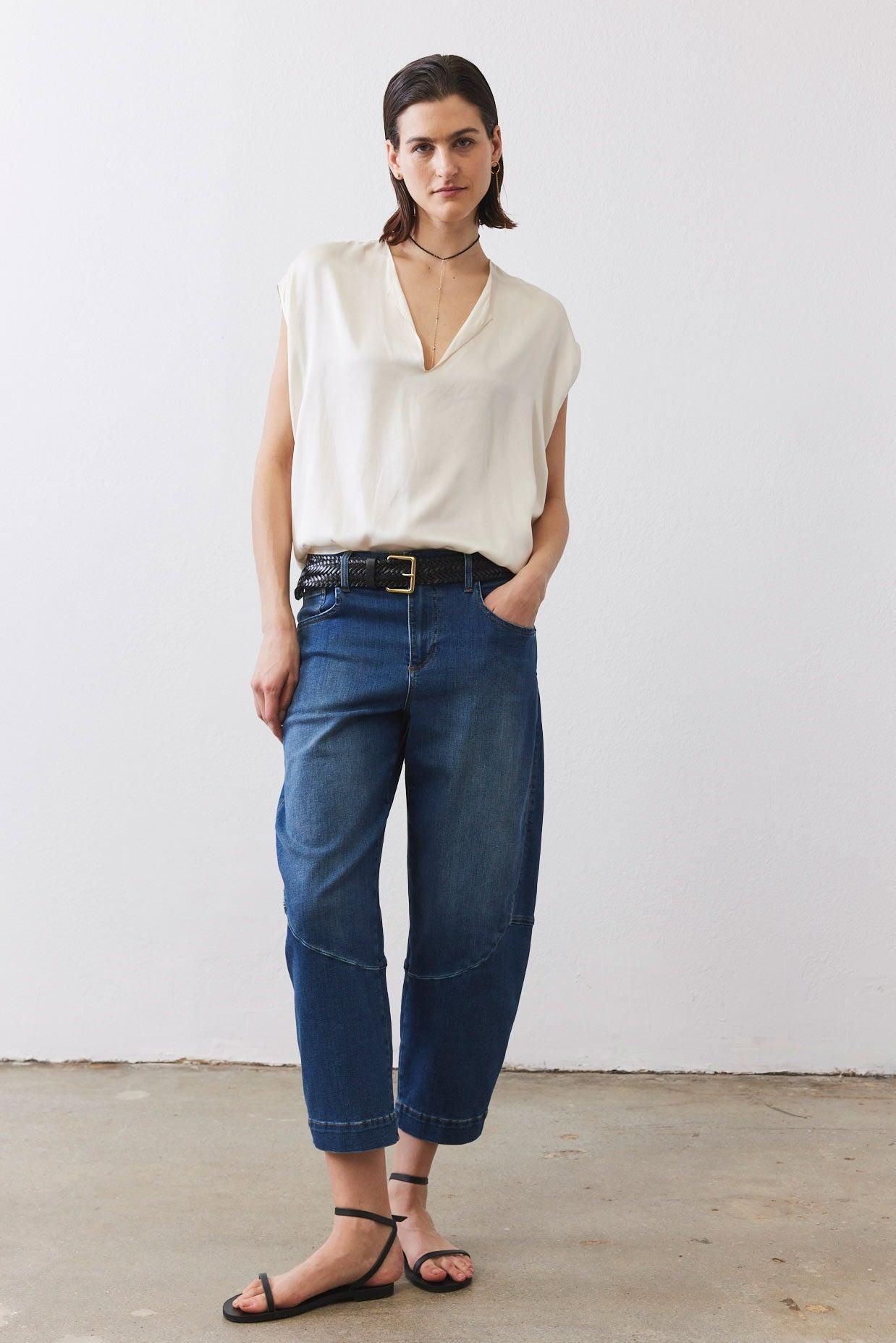 The Denim Wide-ish Pants Product Image