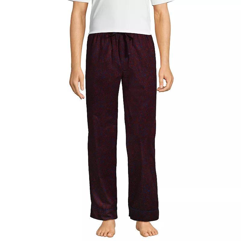 Men's Lands' End Essential Pajama Pants, Size: Large, Blue Chambray Product Image