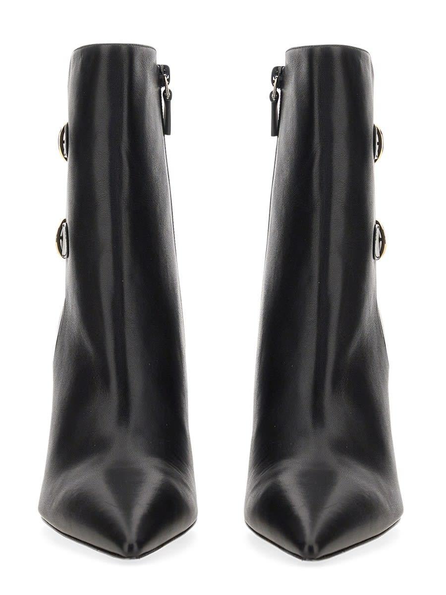 STUART WEITZMAN Saloon 100 Wedge Boot In Black Product Image