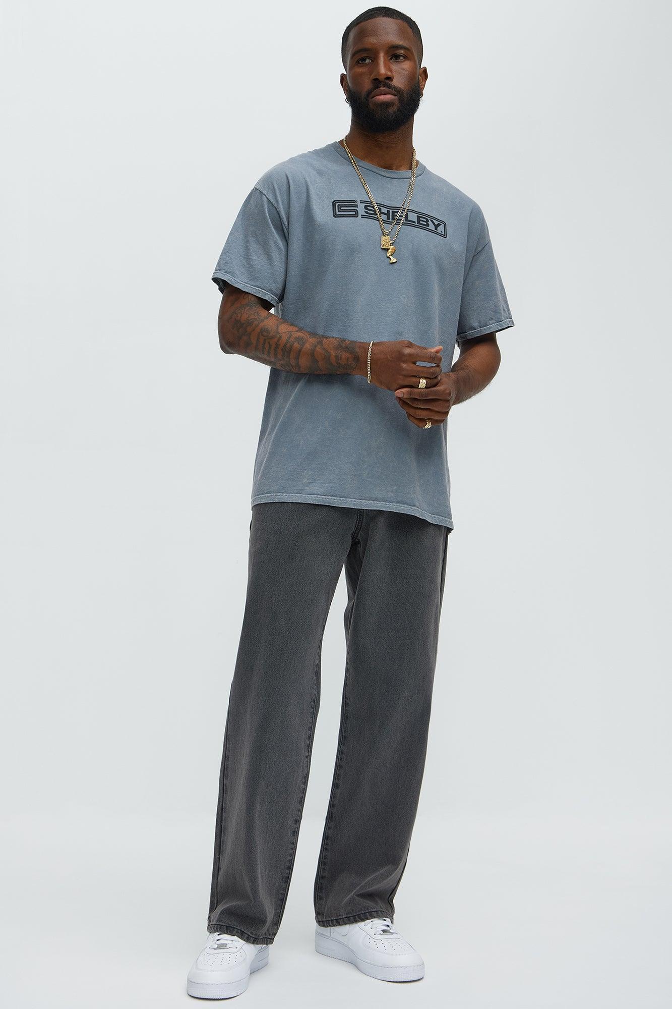 Shelby Mustang Short Sleeve Tee - Grey Product Image