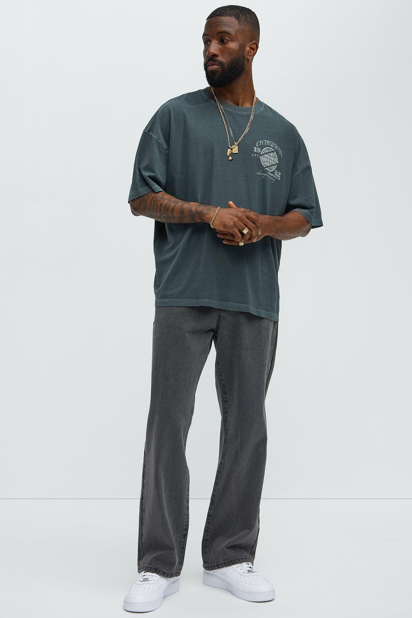 Champion 1982 Oversized Short Sleeve Tee - Grey Product Image