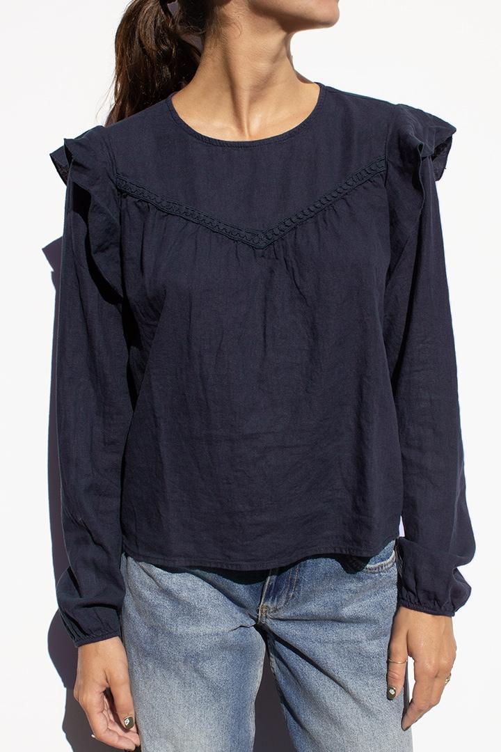 Blouse with ruffles Product Image