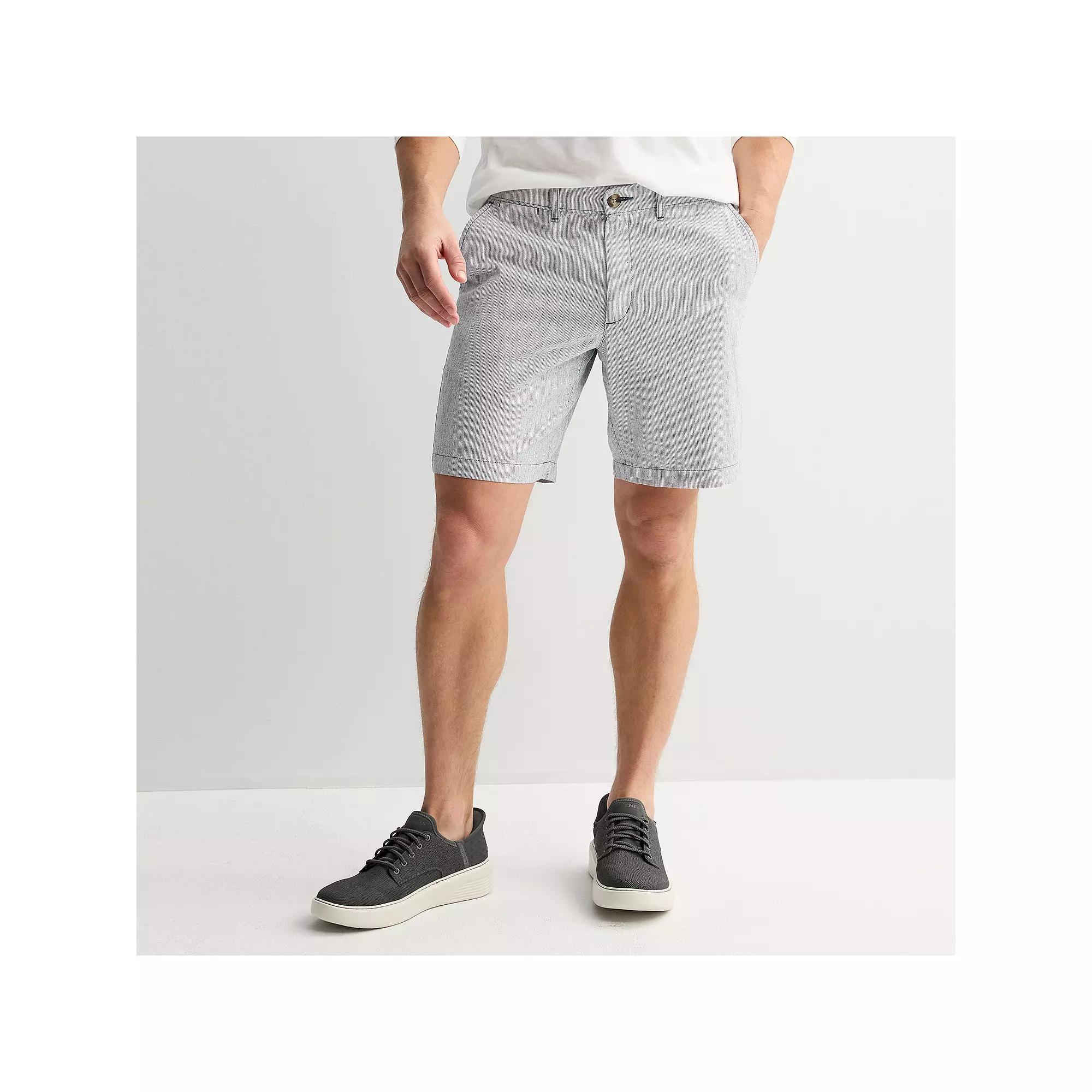Men's Sonoma Goods For Life® 9" Flexwear Flat Front Shorts,  Product Image