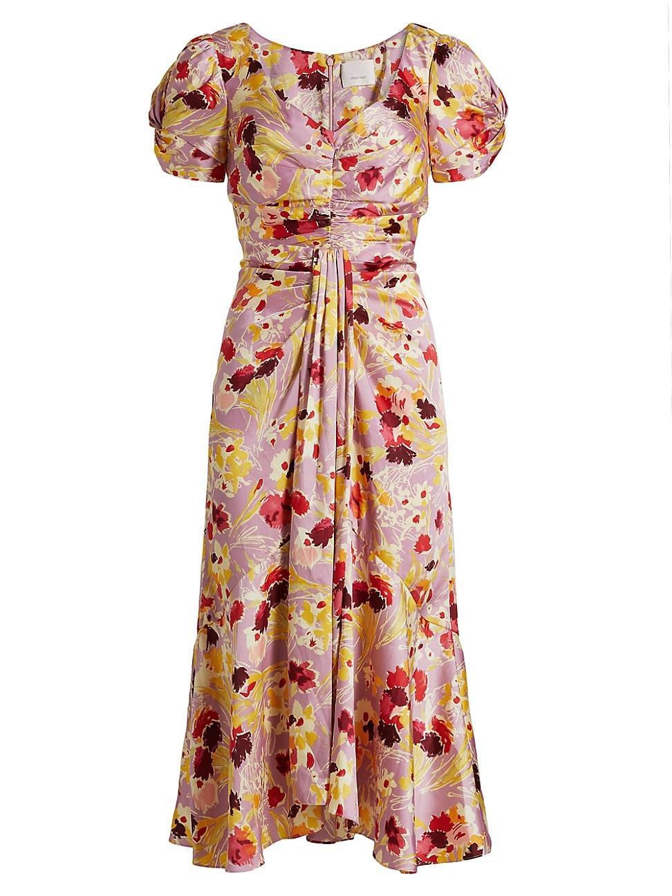 Womens Walker Floral Midi-Dress Product Image