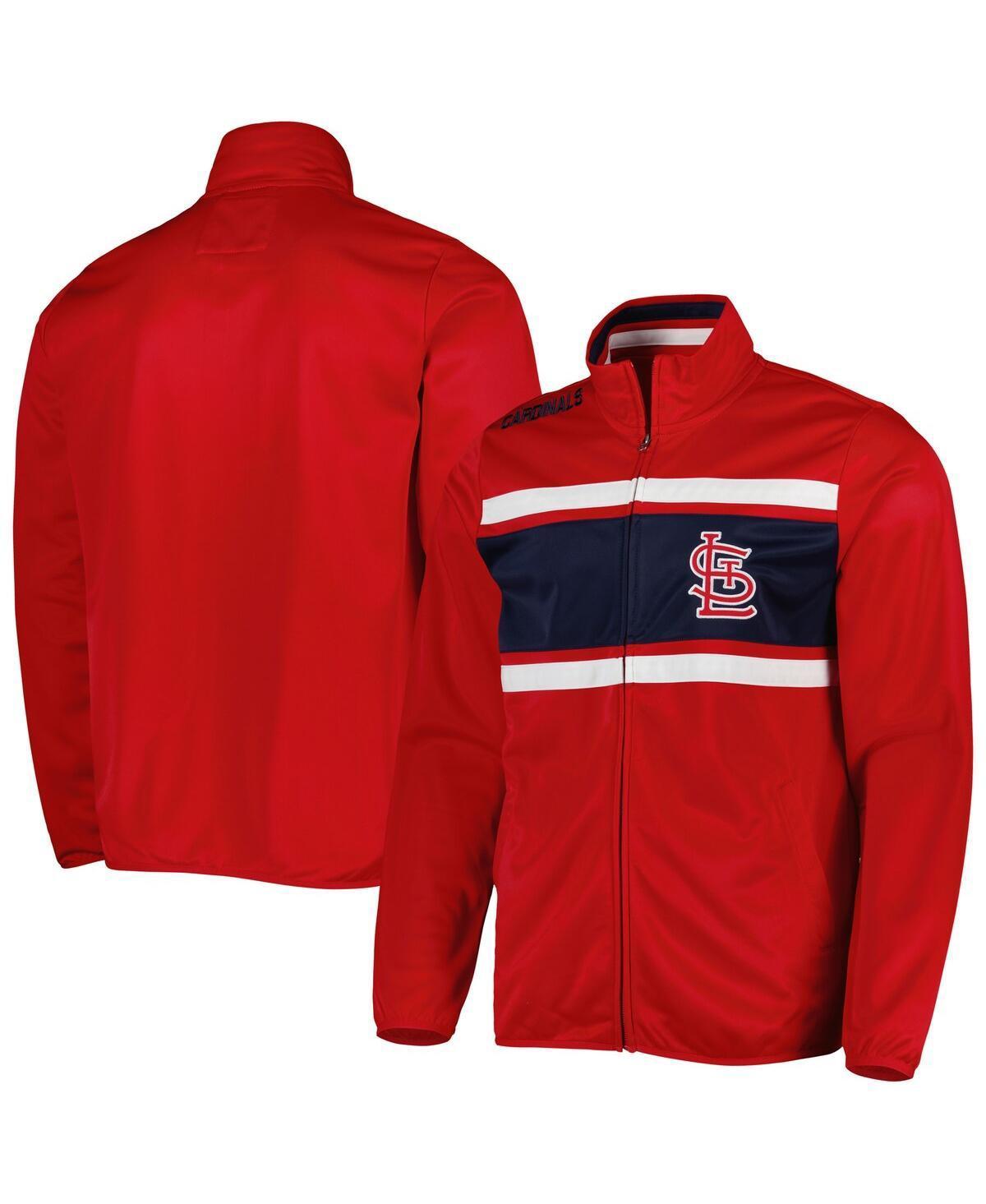 Mens G-III Sports by Carl Banks St. Louis Cardinals Off Tackle Full-Zip Track Jacket Product Image