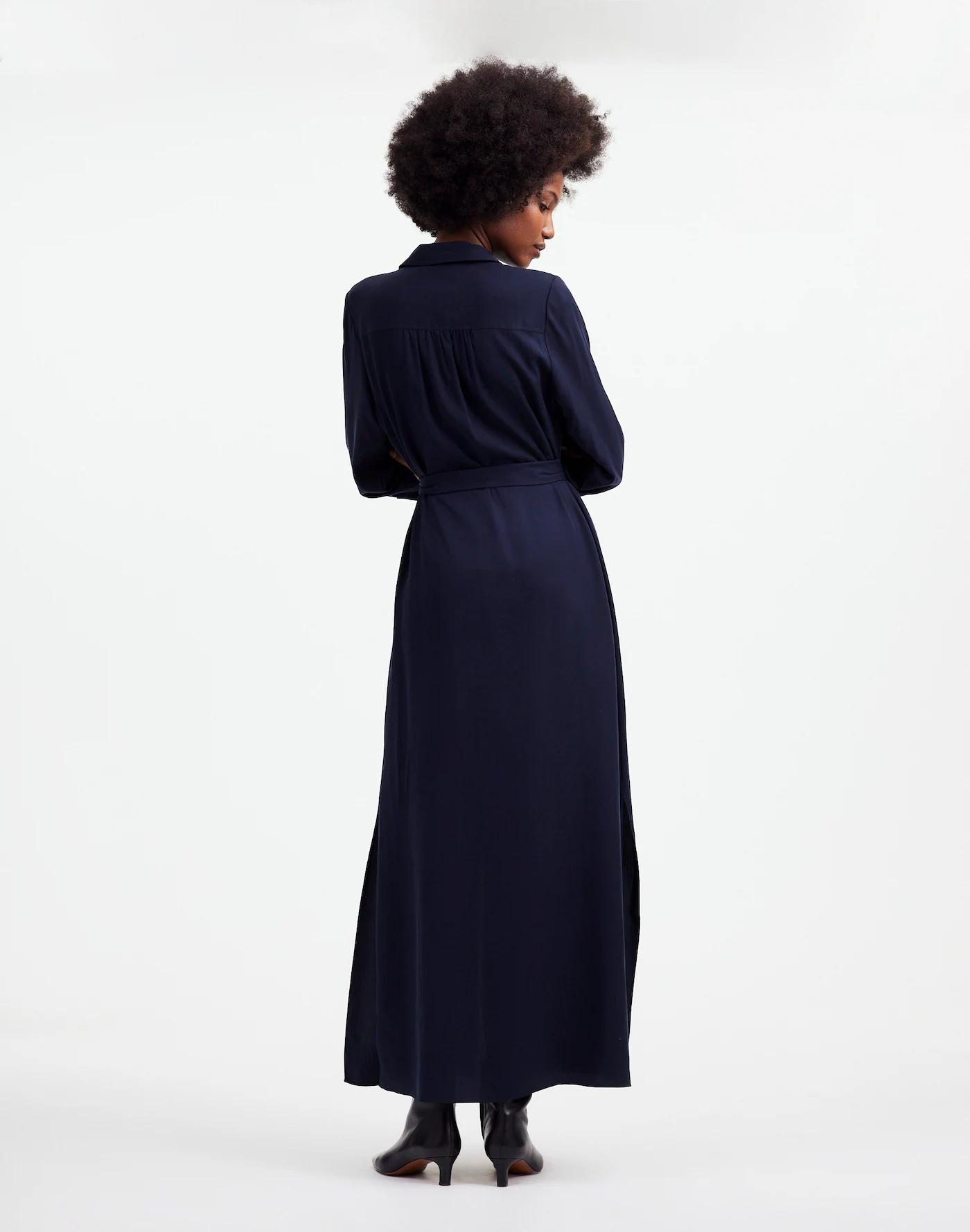 Utility Tie-Waist Maxi Shirtdress Product Image