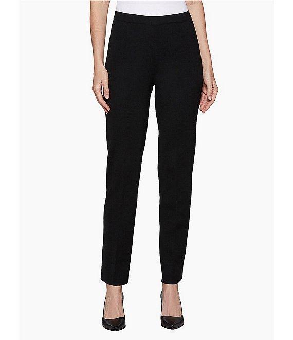 Ming Wang Straight Leg Knit Pull-On Pants Product Image