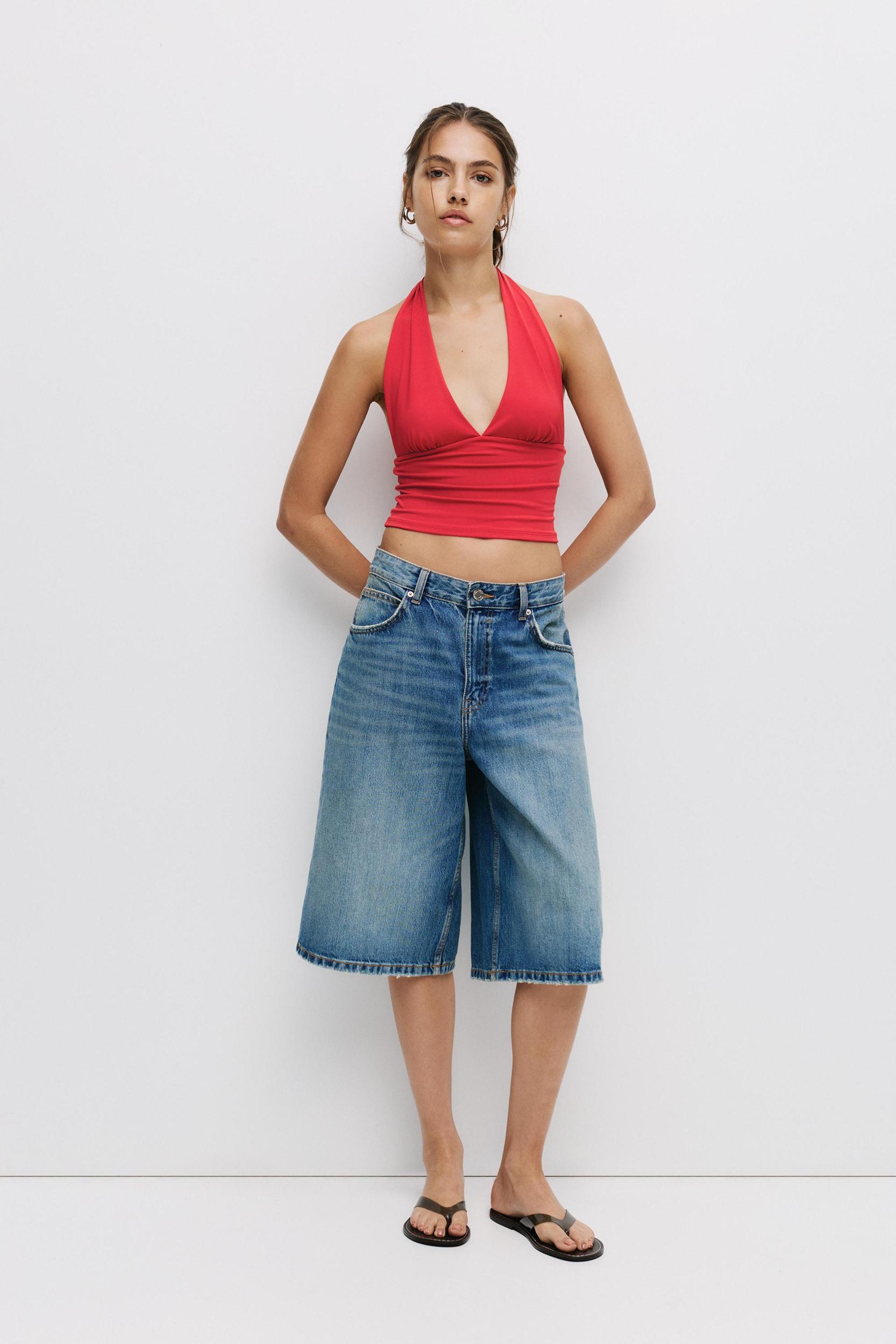 Open-back halter top Product Image