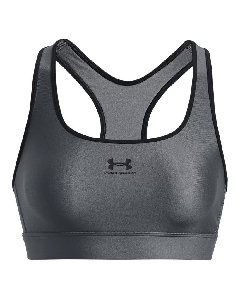 Womens HeatGear Mid Padless Sports Bra Product Image