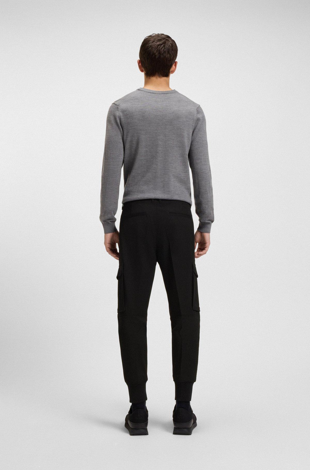 Slim-fit trousers in stretch gabardine Product Image