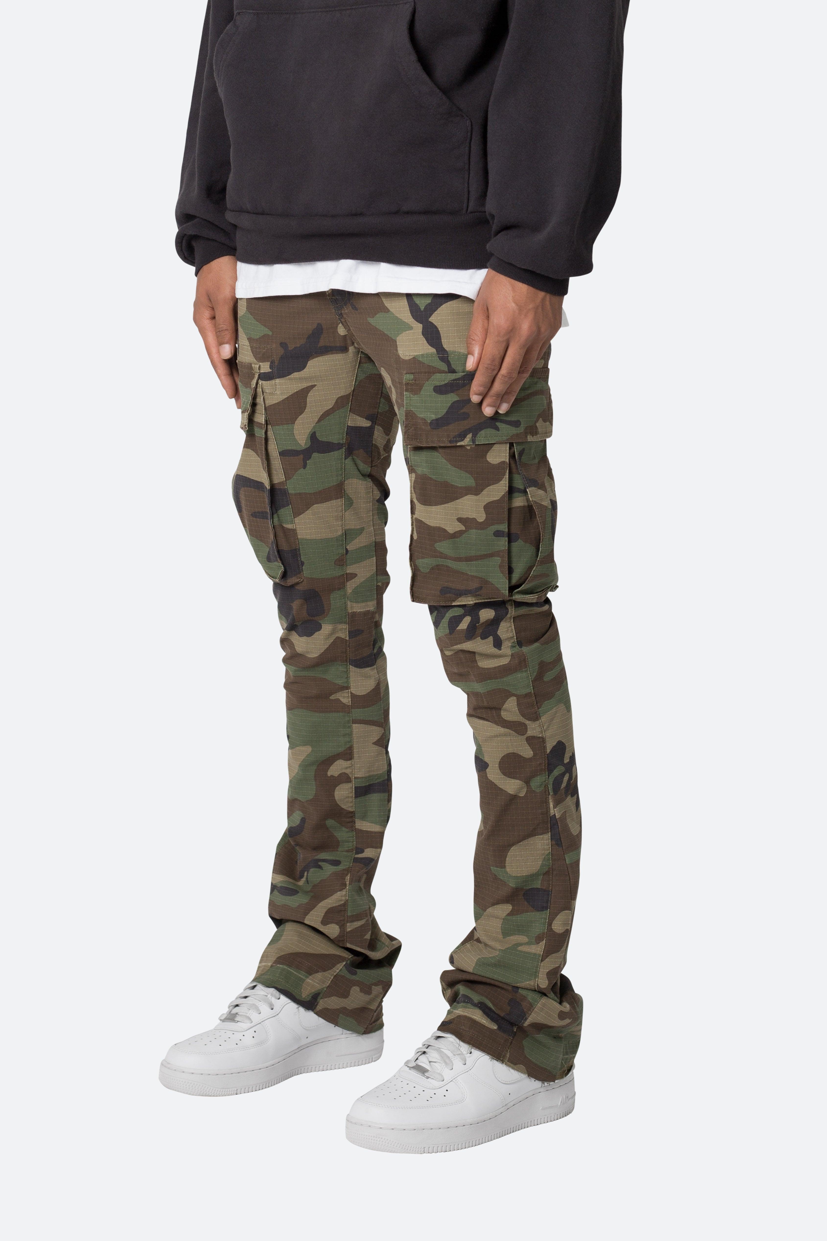 X516 Skinny Stacked Cargo Denim - Camo Product Image