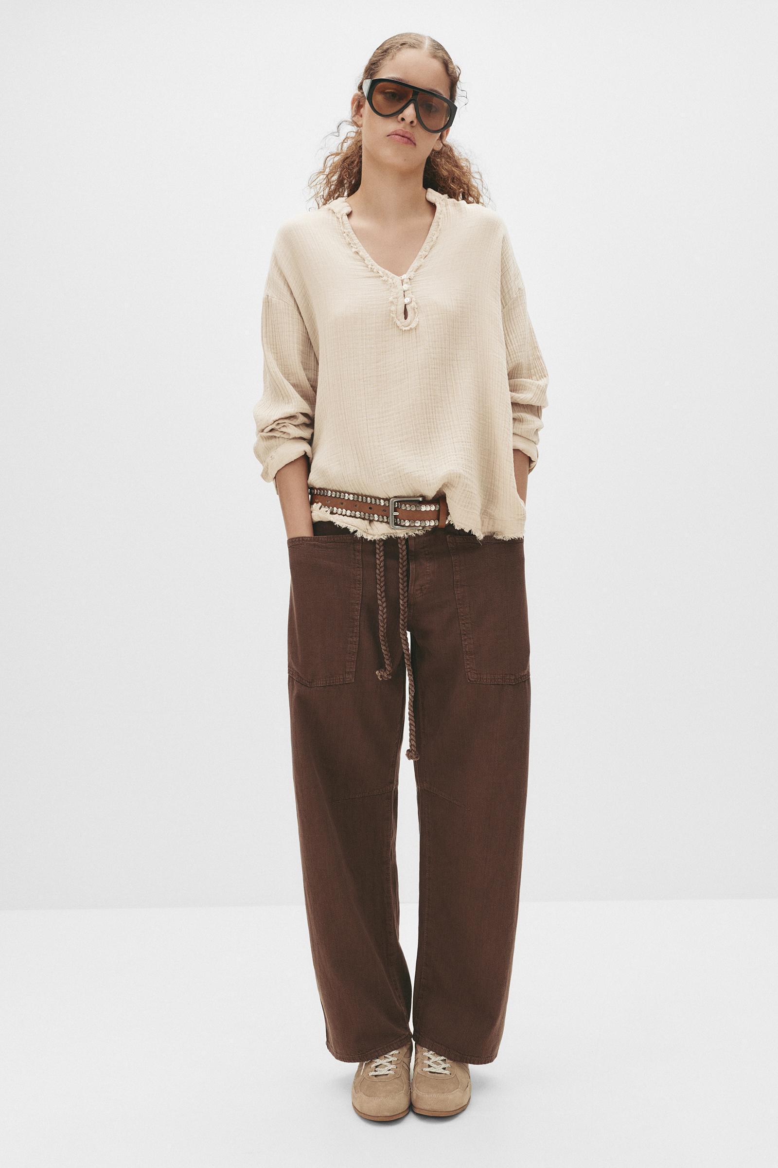 Rustic oversize blouse Product Image