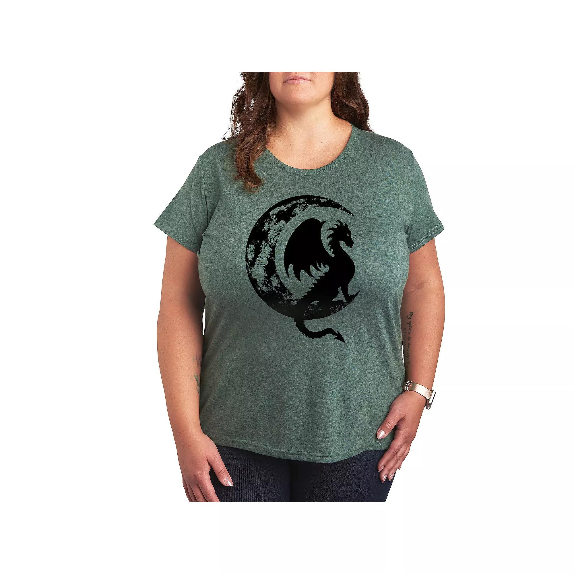 Plus Black Cat Coffee Graphic Tee, Women's,  Product Image