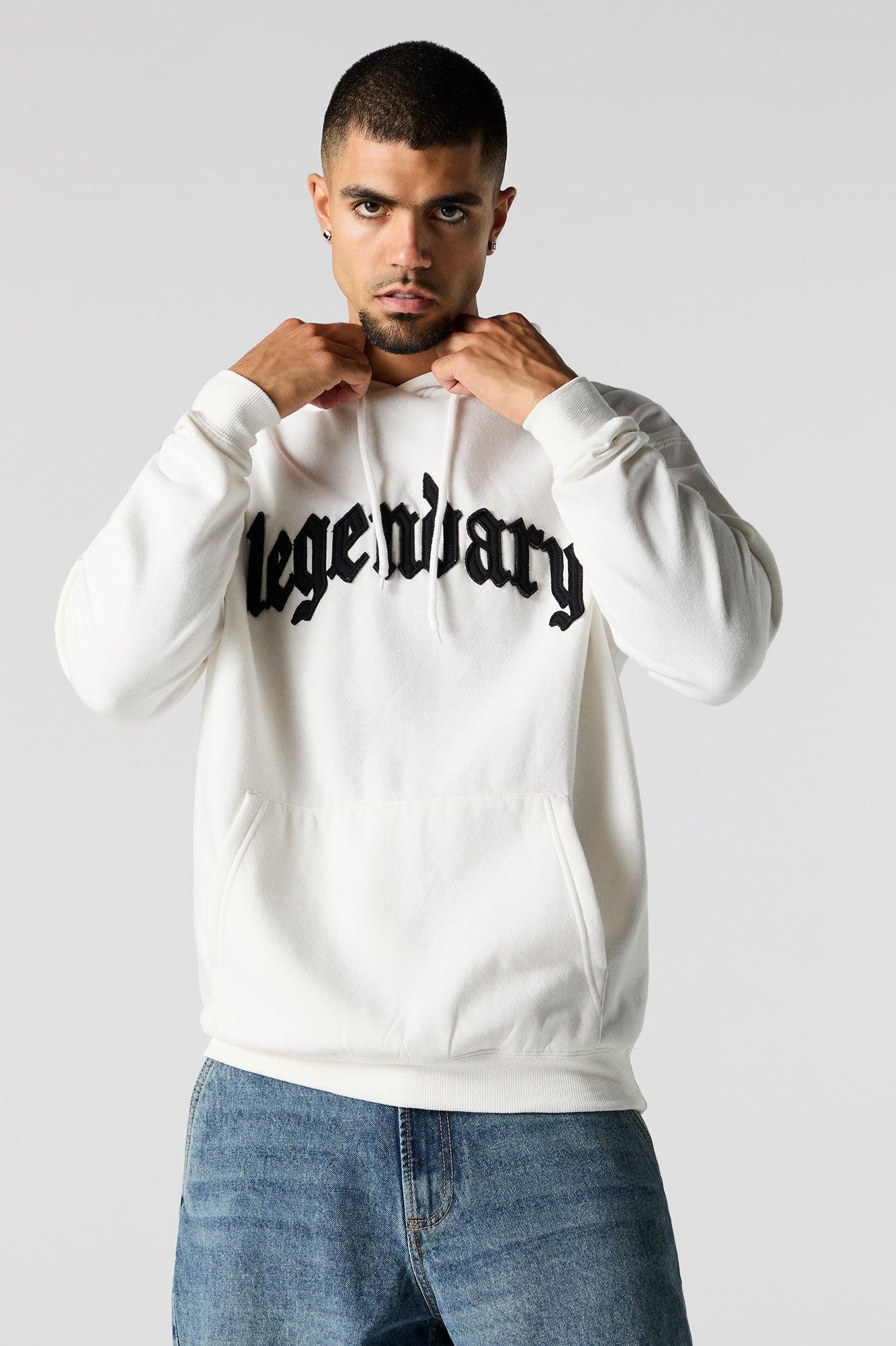 Legendary Embroidered Fleece Hoodie Male Product Image