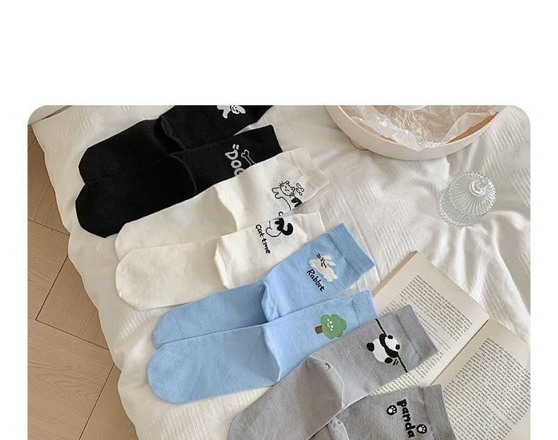 Cartoon Print Socks Product Image